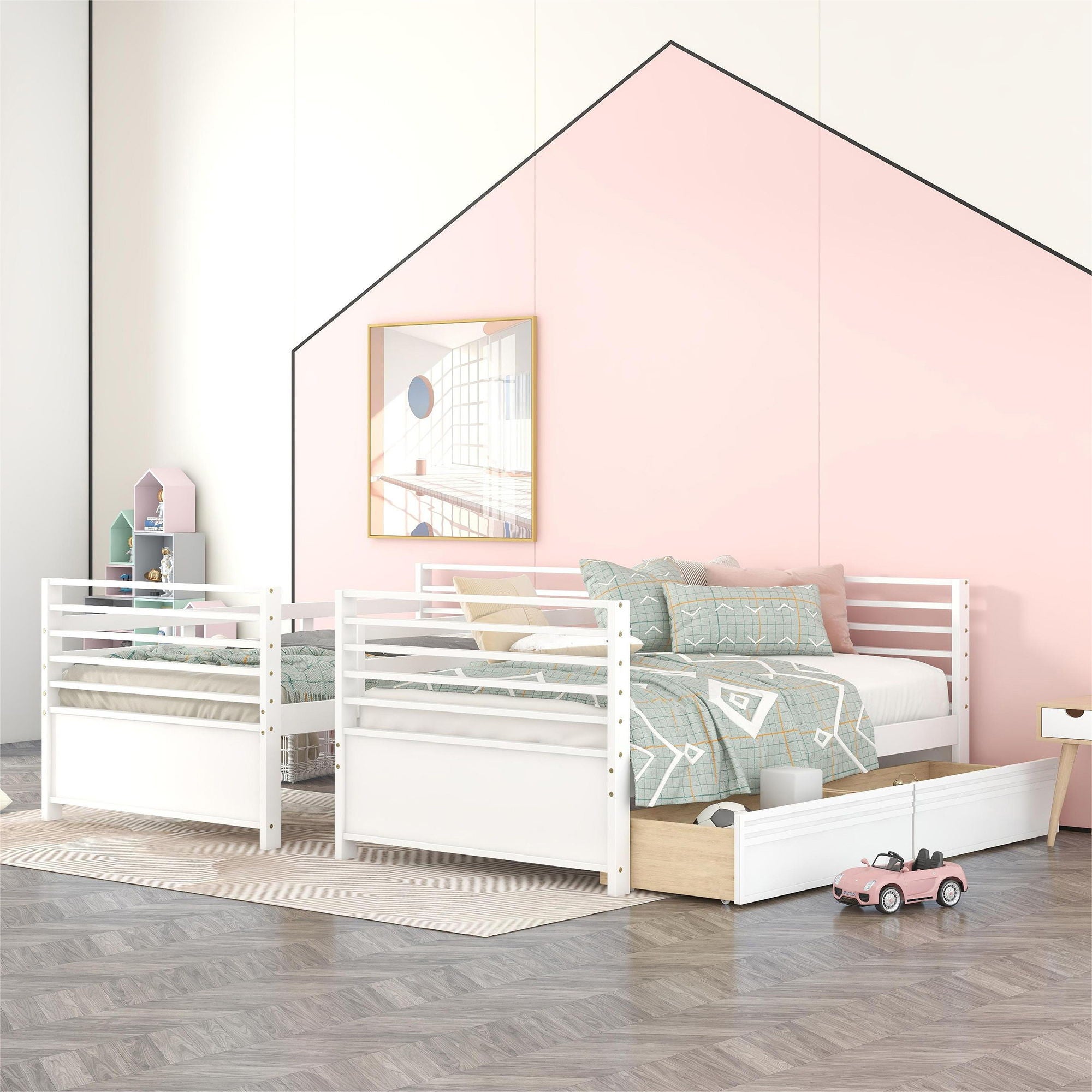 Bunk Bed With 2 Drawers