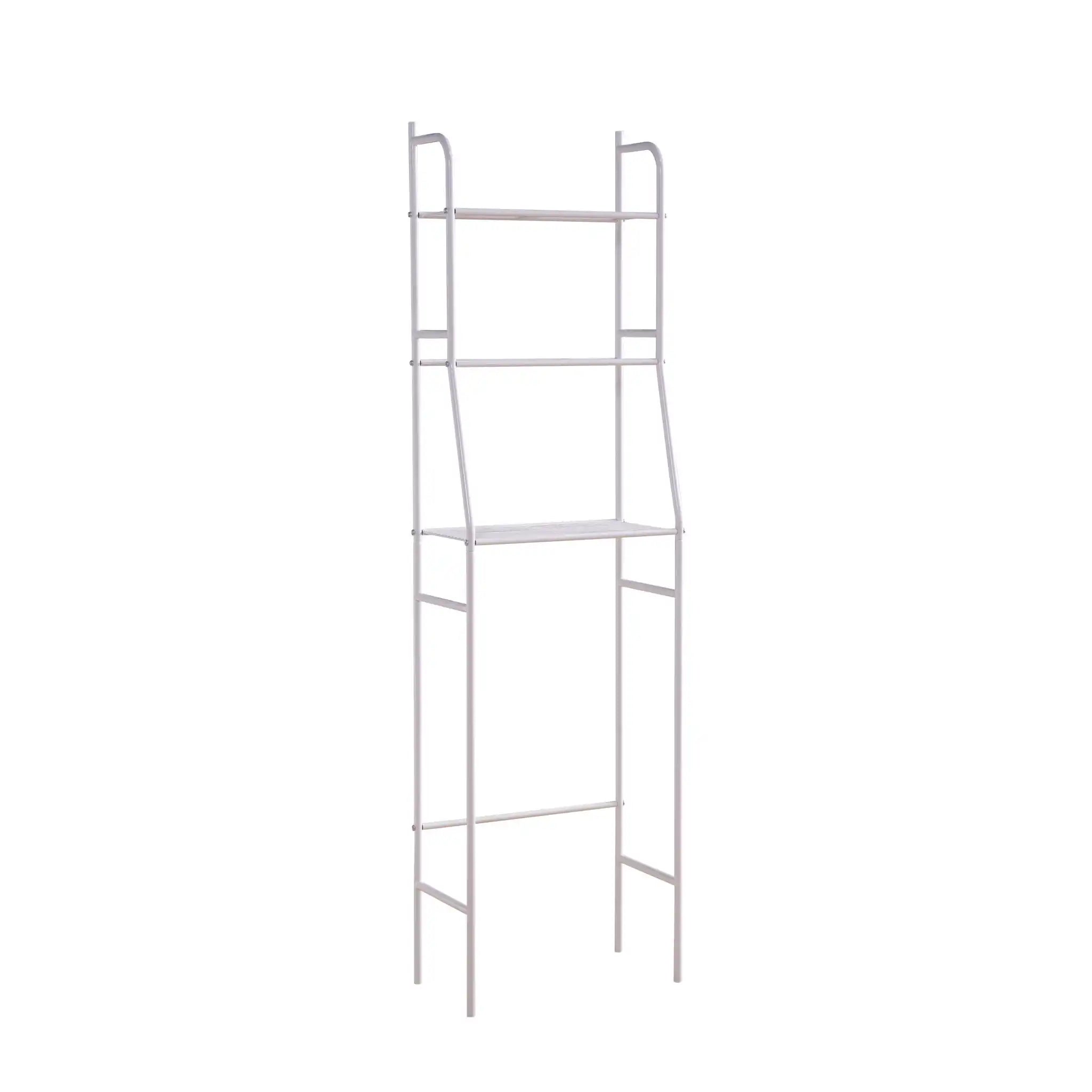 Three Tier Over The Toilet Storage Shelf - Wood