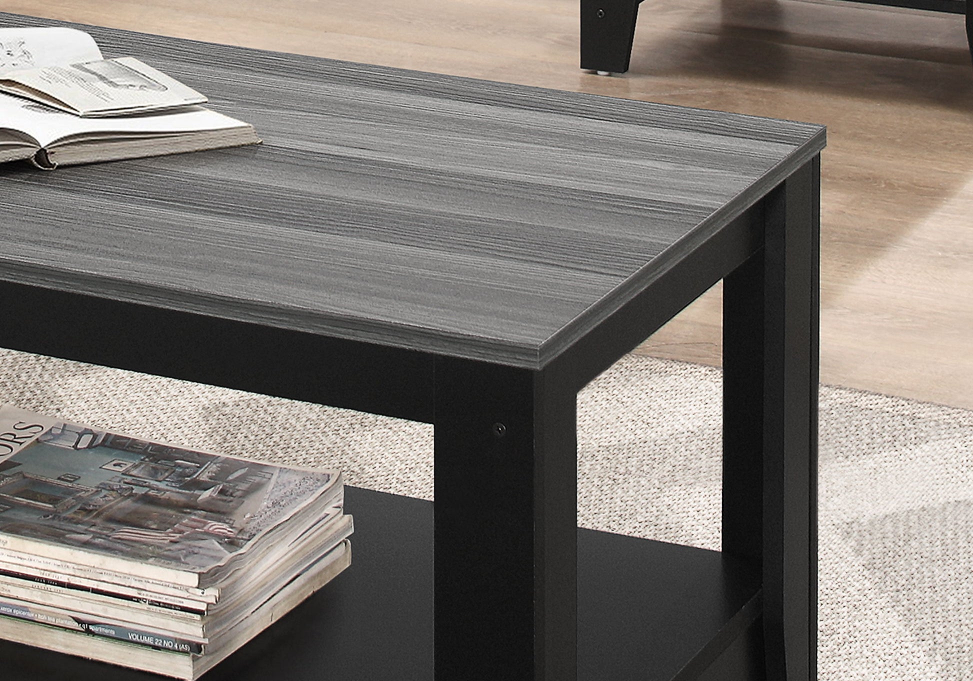Table Set, Coffee, End, Side, Accent For Living Room Transitional (Set of 3) - Black - Best Buy Furniture