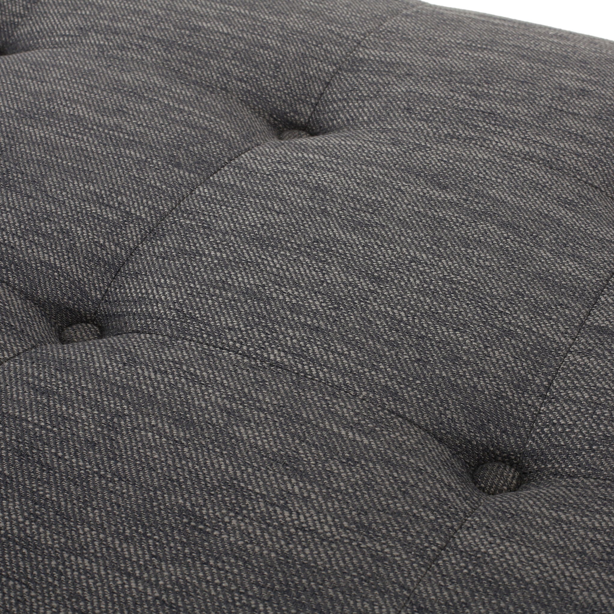 Chic Contemporary Chaise Lounge With Button Tufting And Bentwood Structure