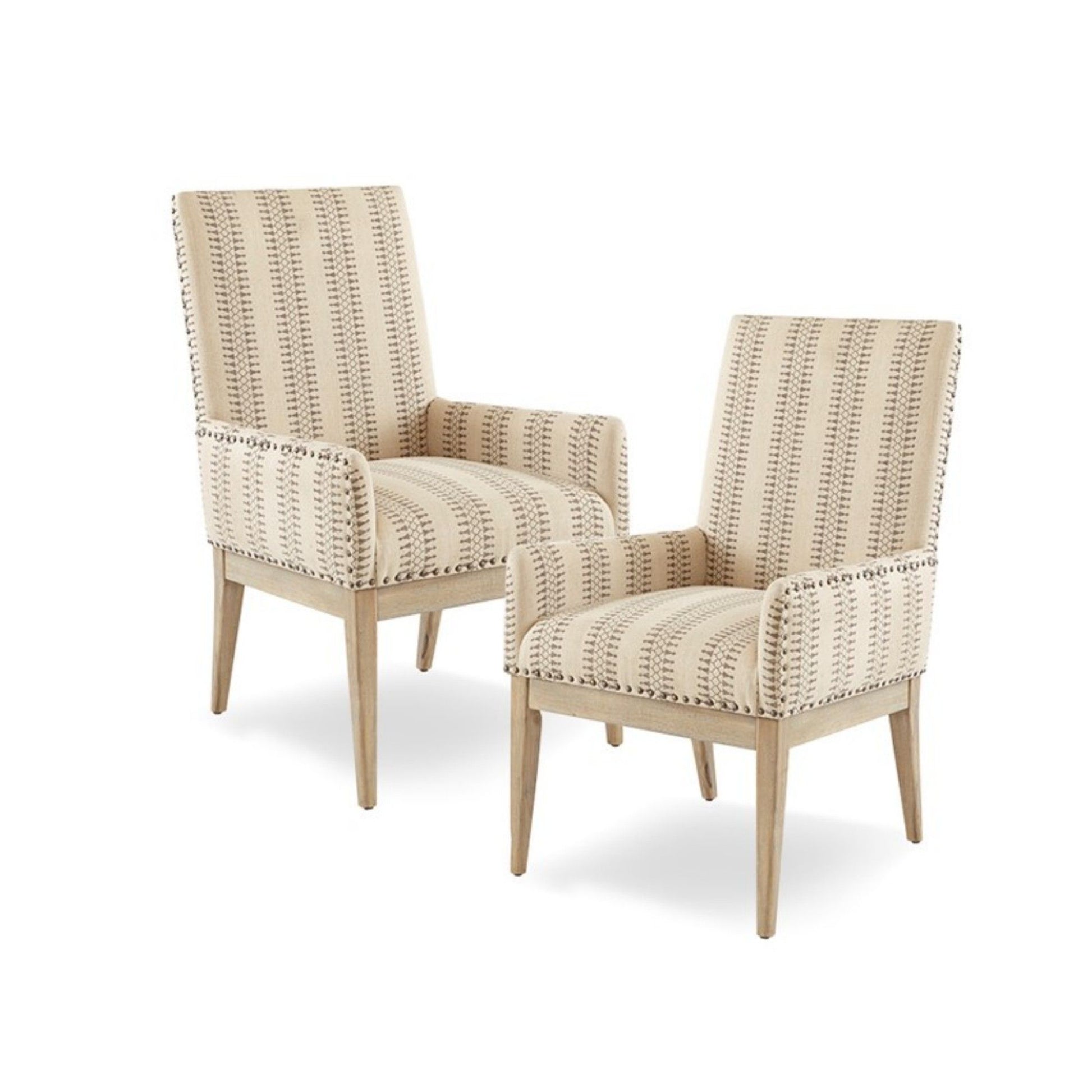 Rika - High Back Dining Armchair (Set of 2) - Natural - Best Buy Furniture