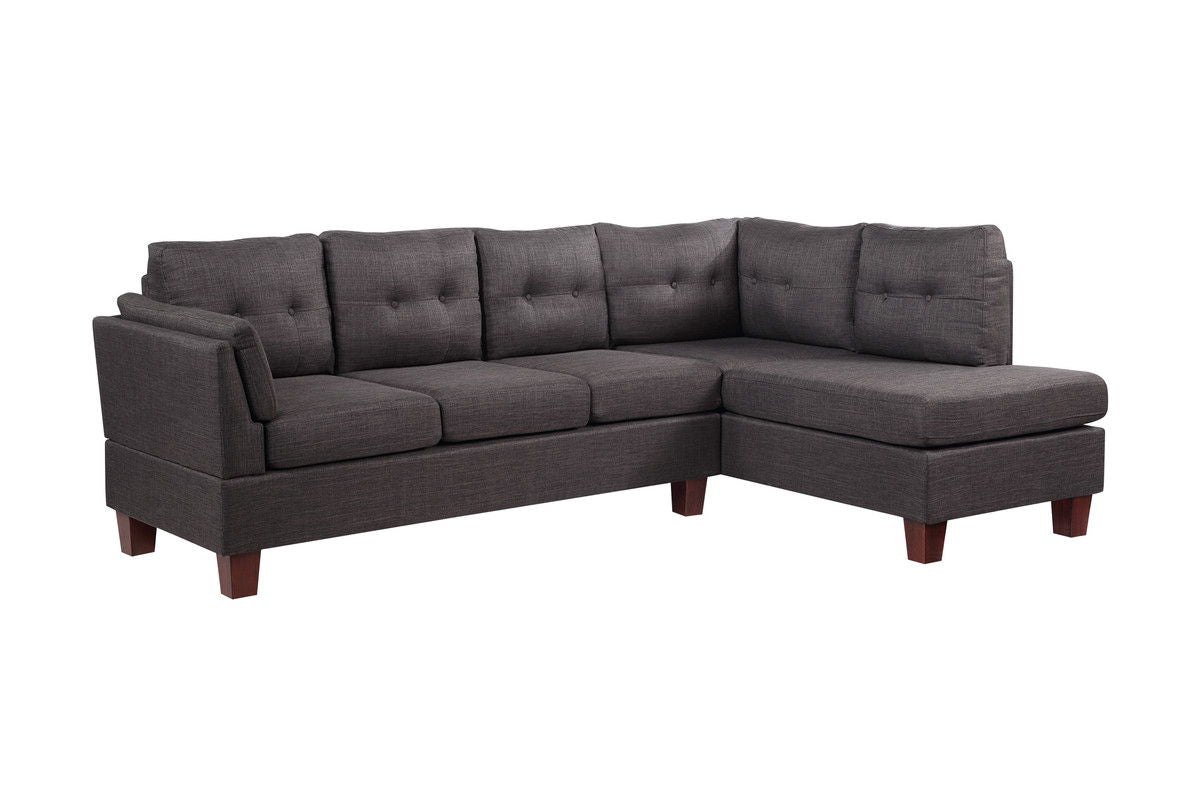 Dalia - Linen Modern Sectional Sofa With Chaise - Best Buy Furniture