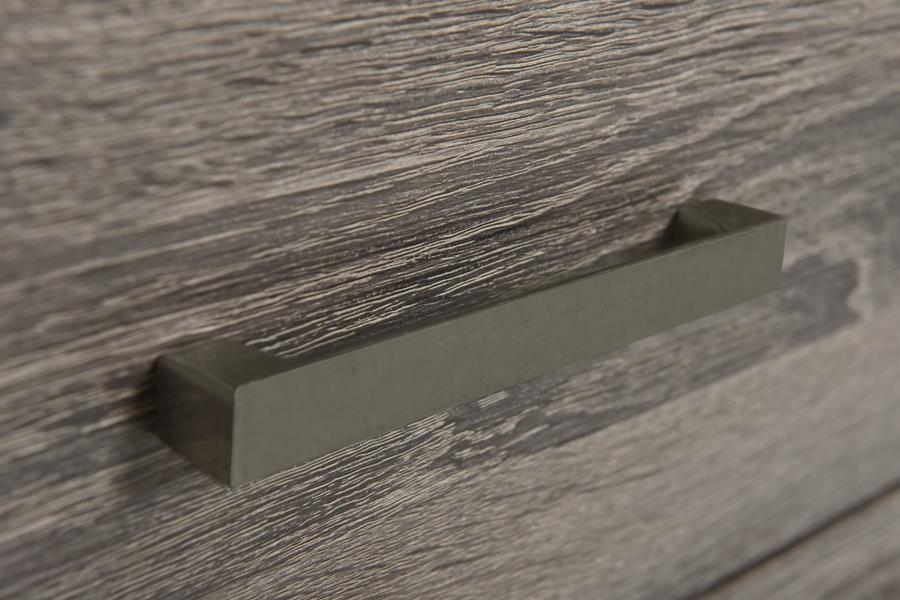 Wright - 2-Drawer Nightstand Bedside Table - Brown Oak - Best Buy Furniture