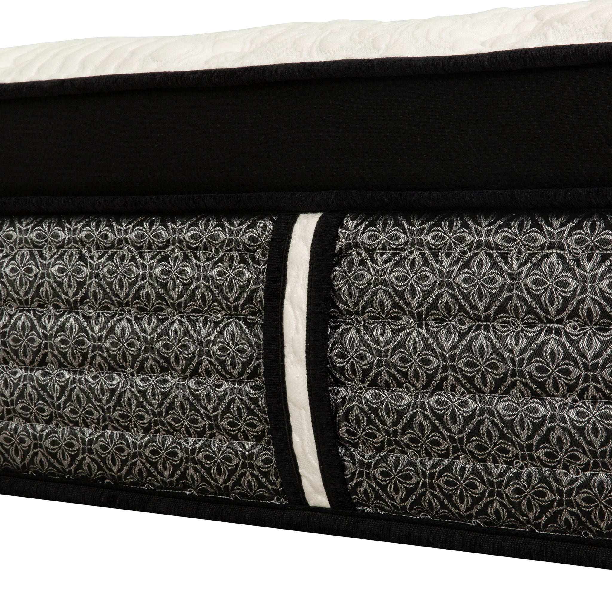 Premium 16" Queen Size Hybrid Mattress In A Box Plush Gel Memory Foam Top With Cooling Technology - Gray / White