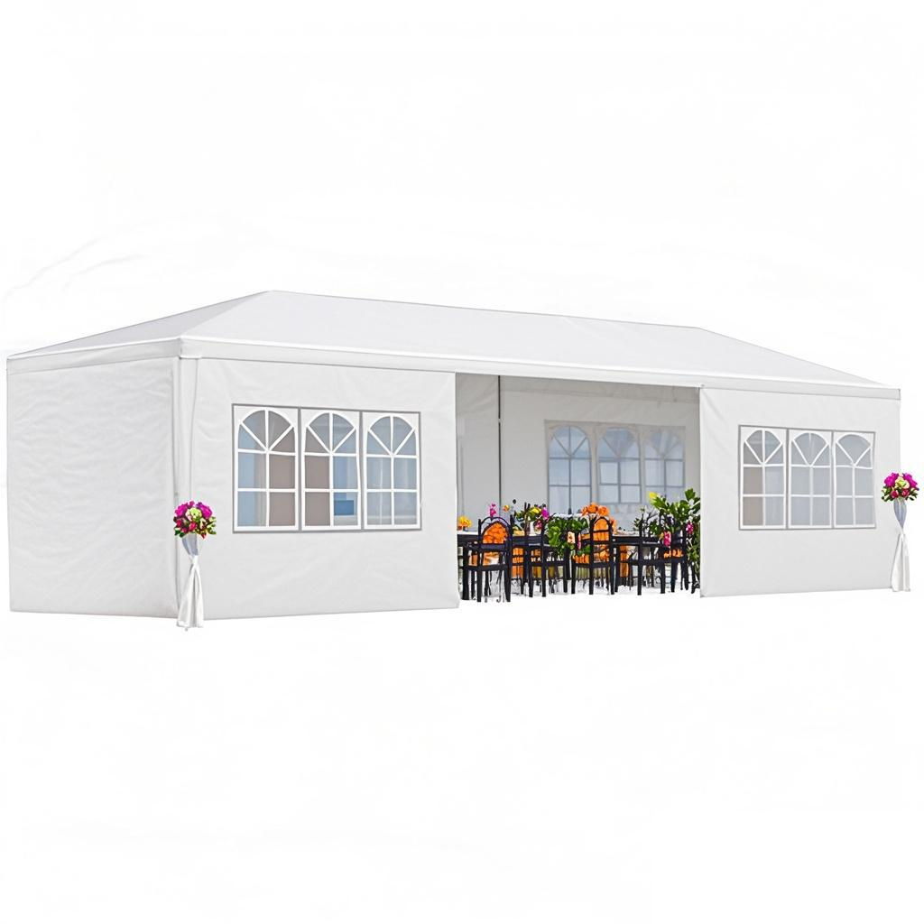 10X20' Outdoor Garden Gazebo Wedding Party Tent Canopy Marquee With Removable Sidewalls - Best Buy Furniture