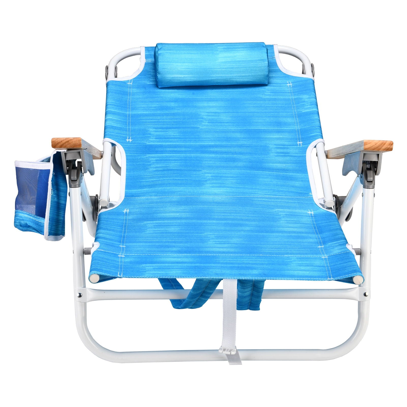 Backpack Beach Chair, 5 Position Chair With Pouch Folding Lightweight Positions