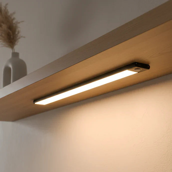 USB Rechargeable LED Cabinet Light Motion Sensor Kitchen Wardrobe Lamp 20–60cm