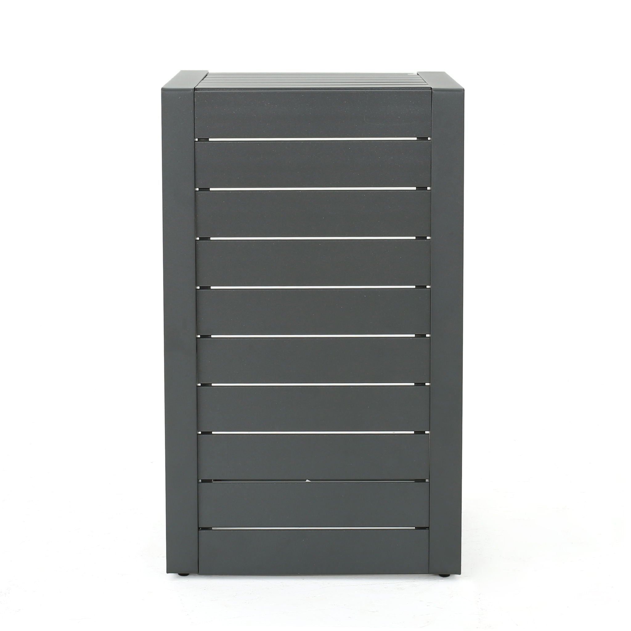 Aluminum Outdoor C - Shaped Side Table For Patio