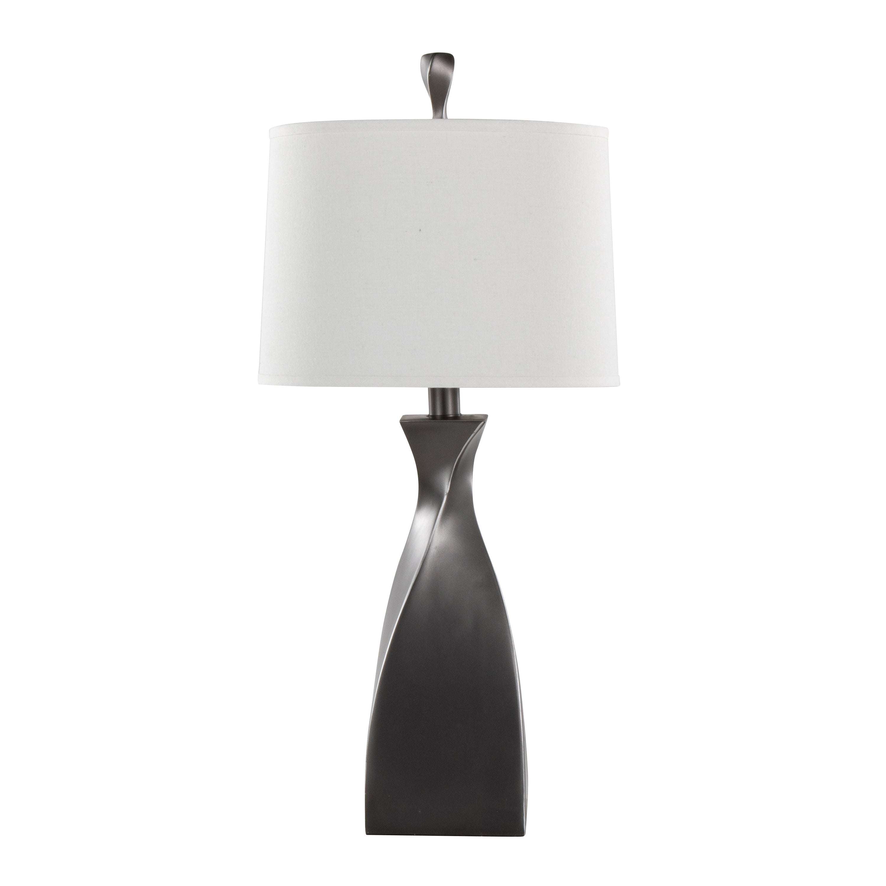 Curvo 30" Contemporary Polyresin Table Lamp - Set of 2