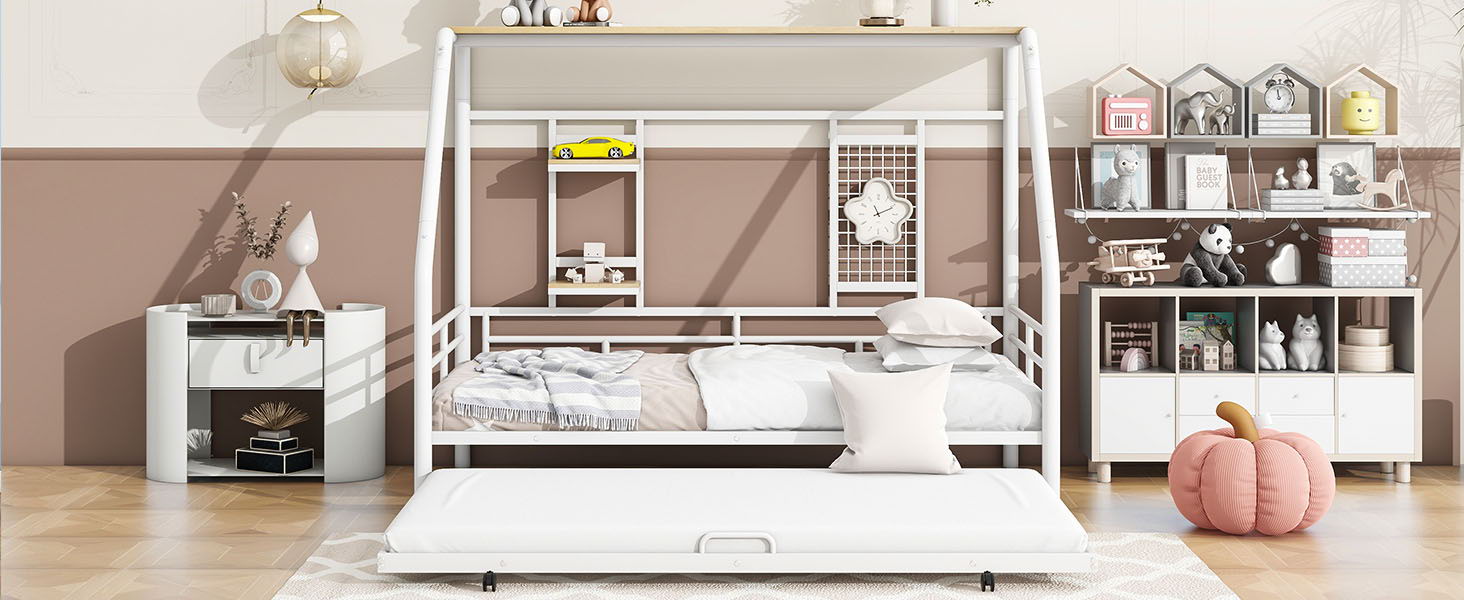 Playhouse Design Bed With Trundle
