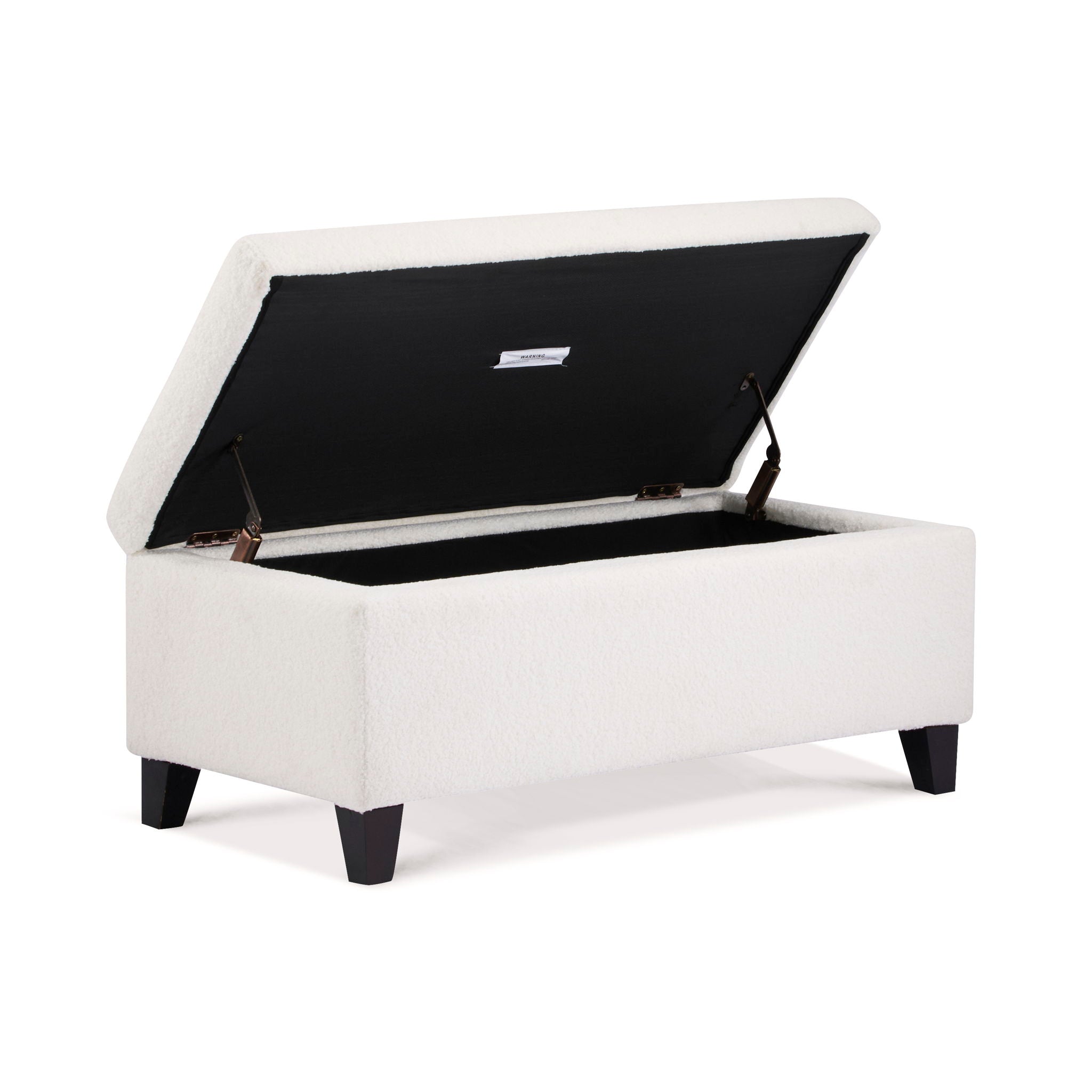Storage Ottoman With Flip Top Lid