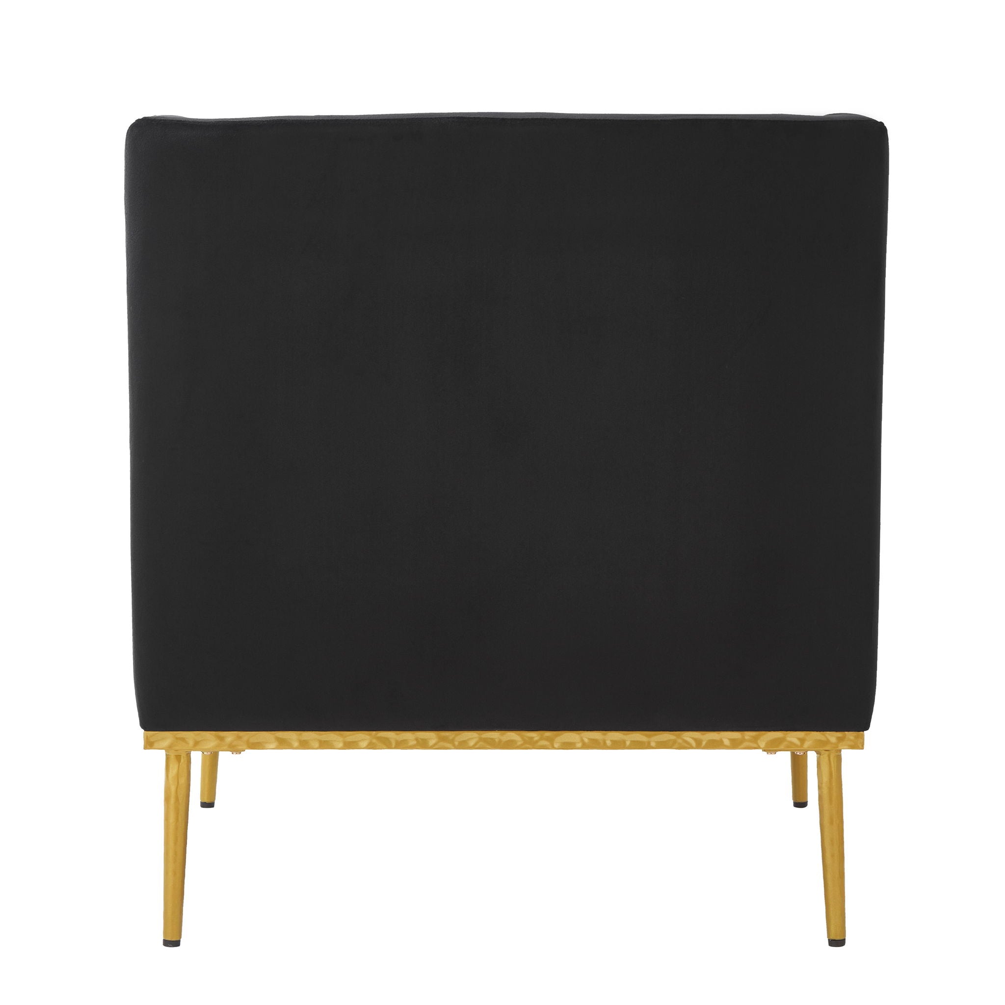 Elegant Curved Armrest Accent Armchair