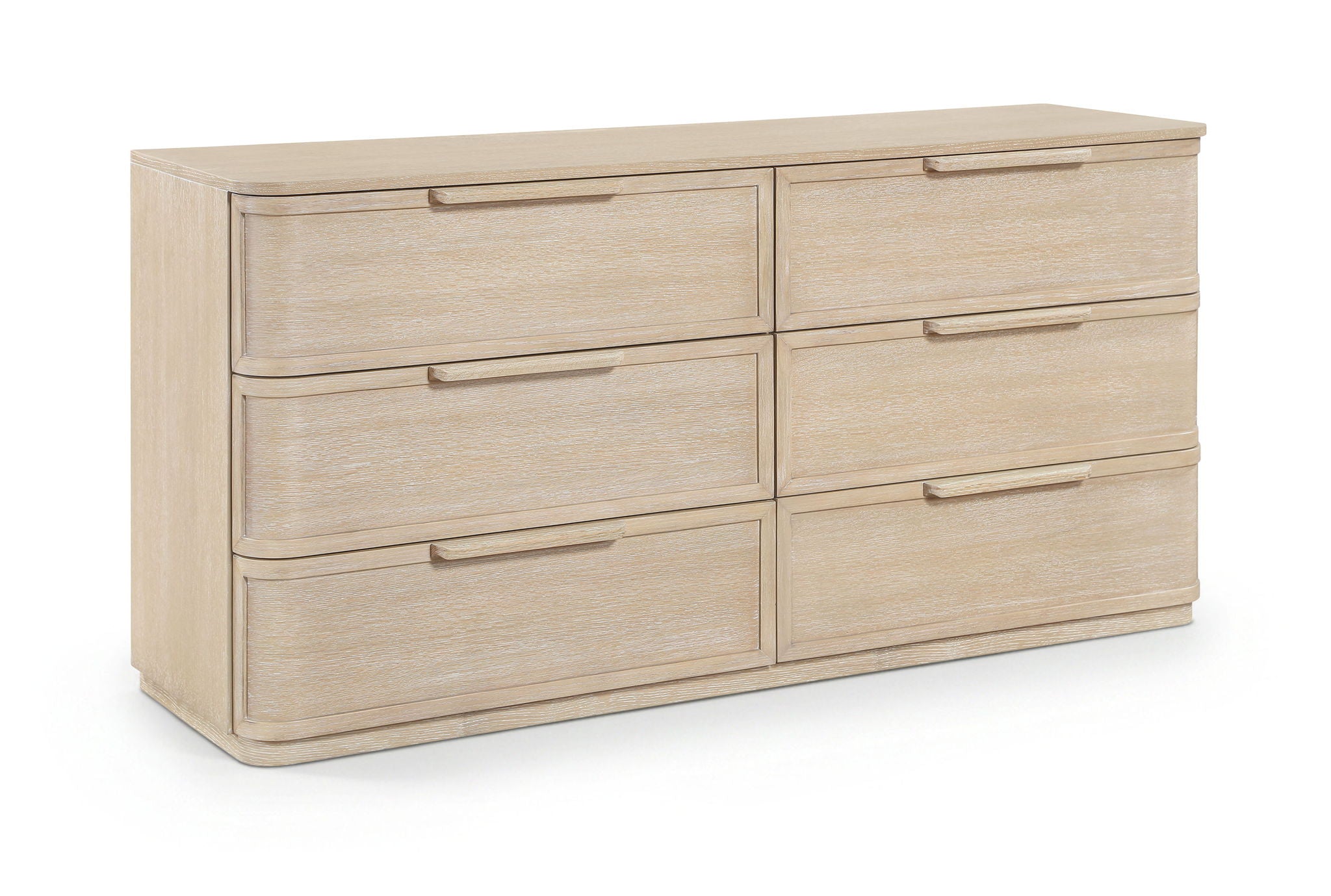 Tiberio - Oak Veneer And Solid Wood Dresser