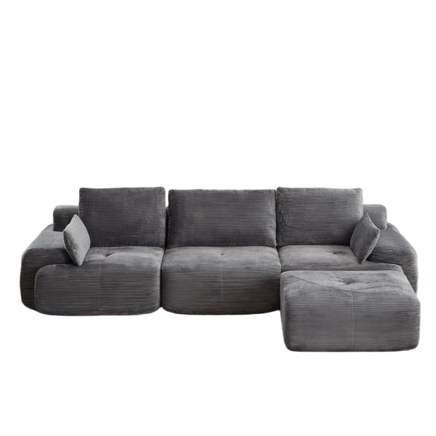 Compressed Sofa, Large Sectional Couches For Living Room - Gray