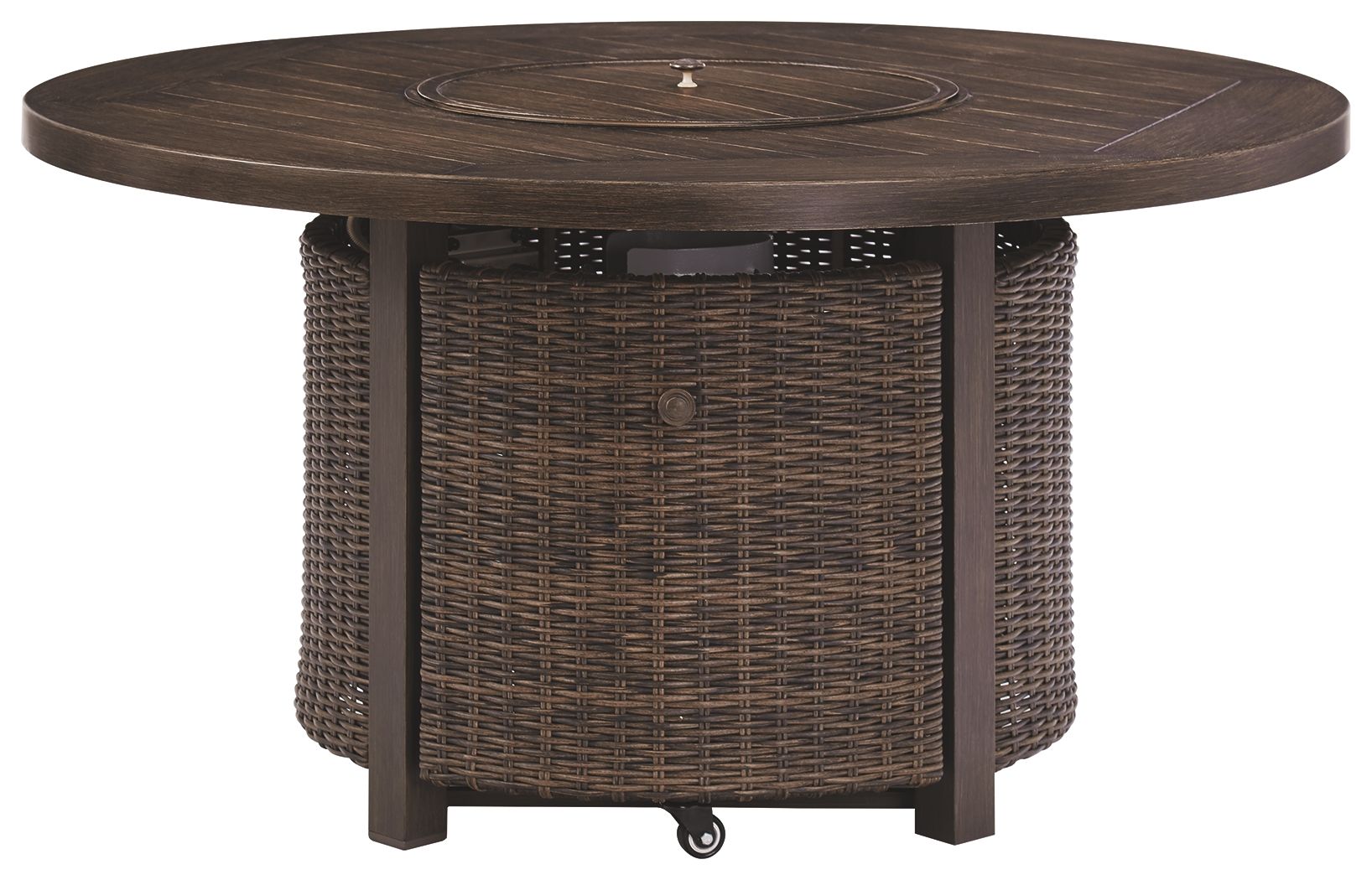 Paradise Trail - Medium Brown - Round Fire Pit Table