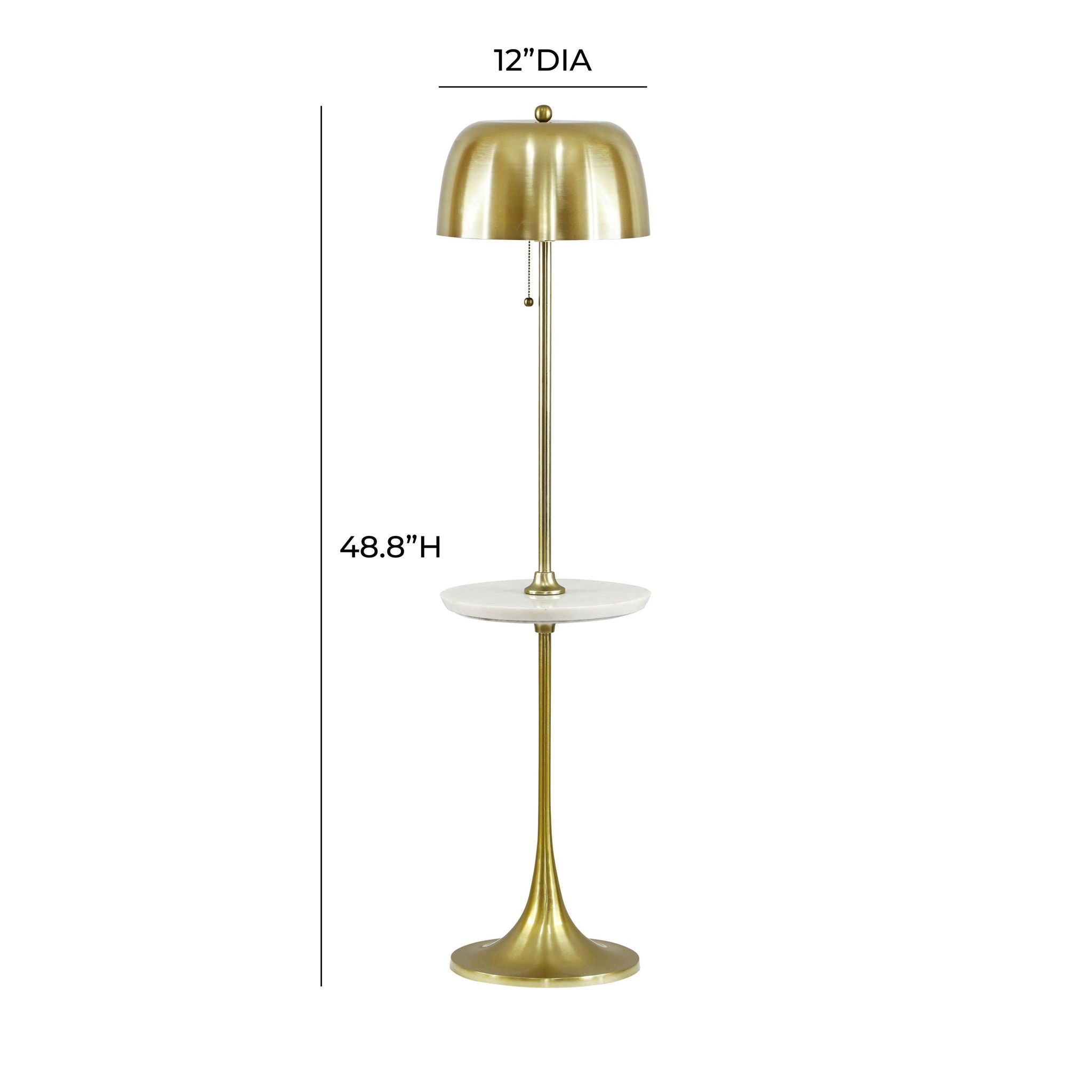 Sienna - Floor Lamp - Antique Brass