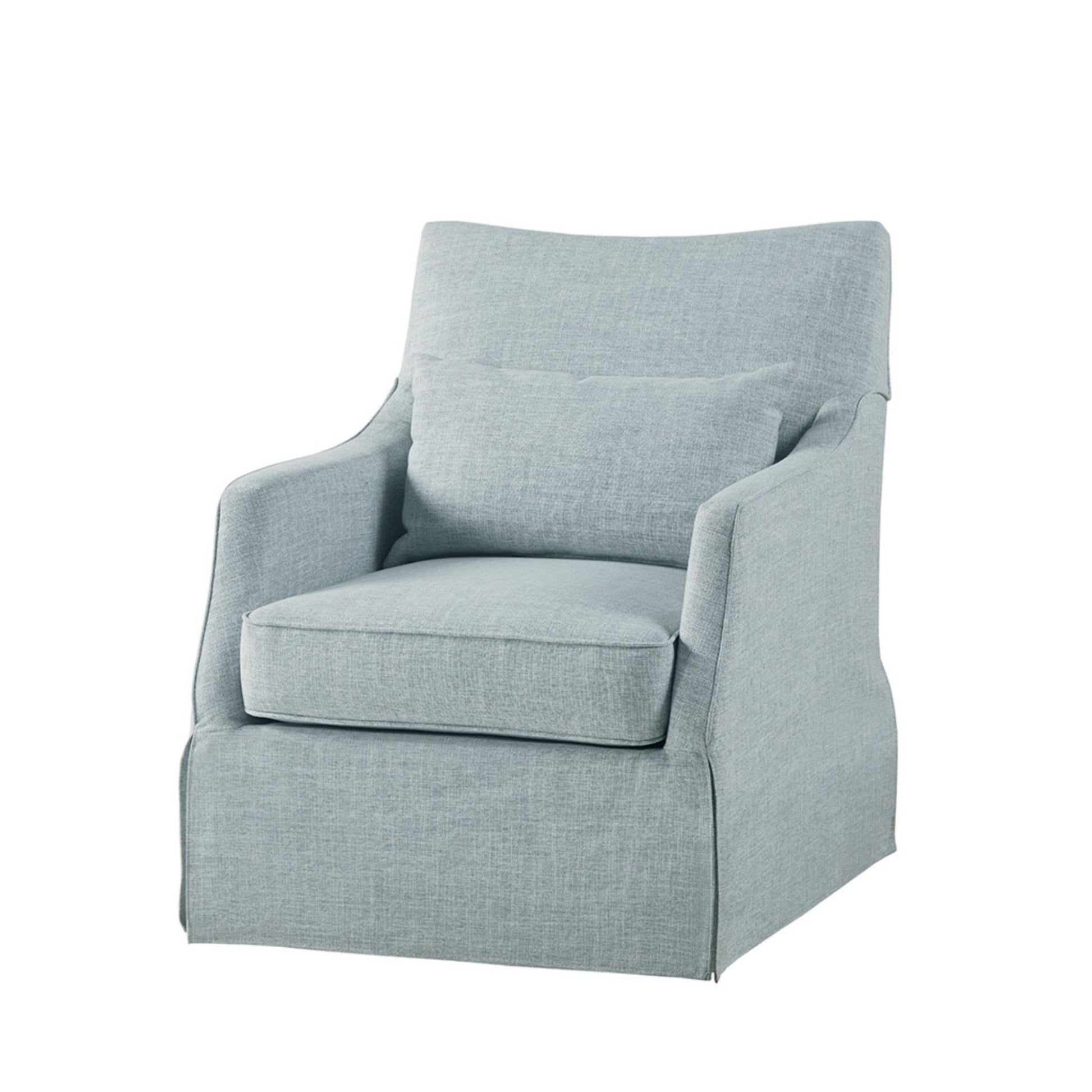 Traditional Design London Skirted Swivel Chair - Best Buy Furniture