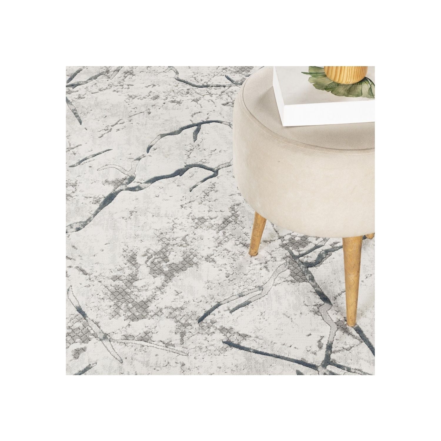 Geometrix - Contemporary Area Rug With Geometric 3D Effect