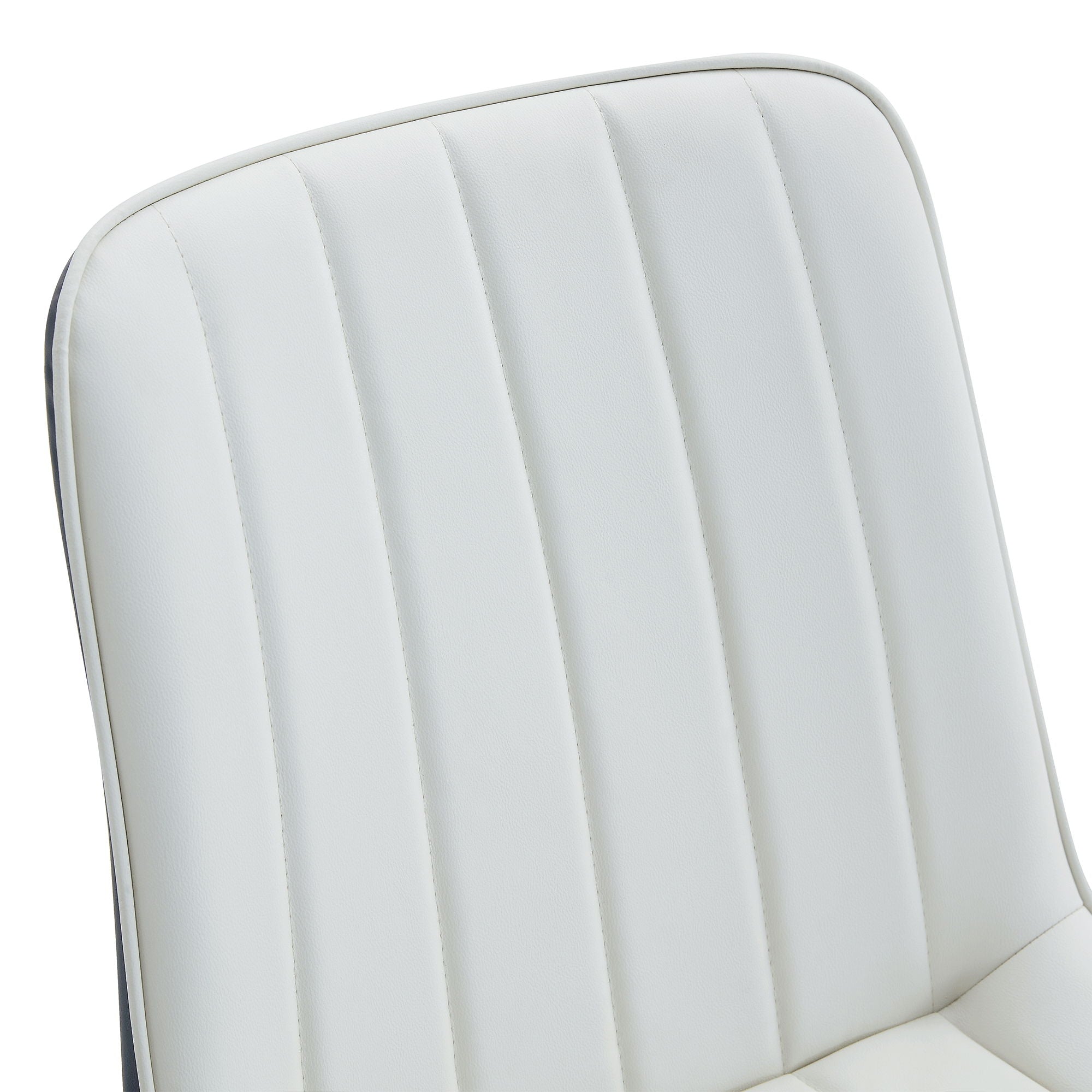 Modern Style Extended Seat Cushion Dining Chair Set