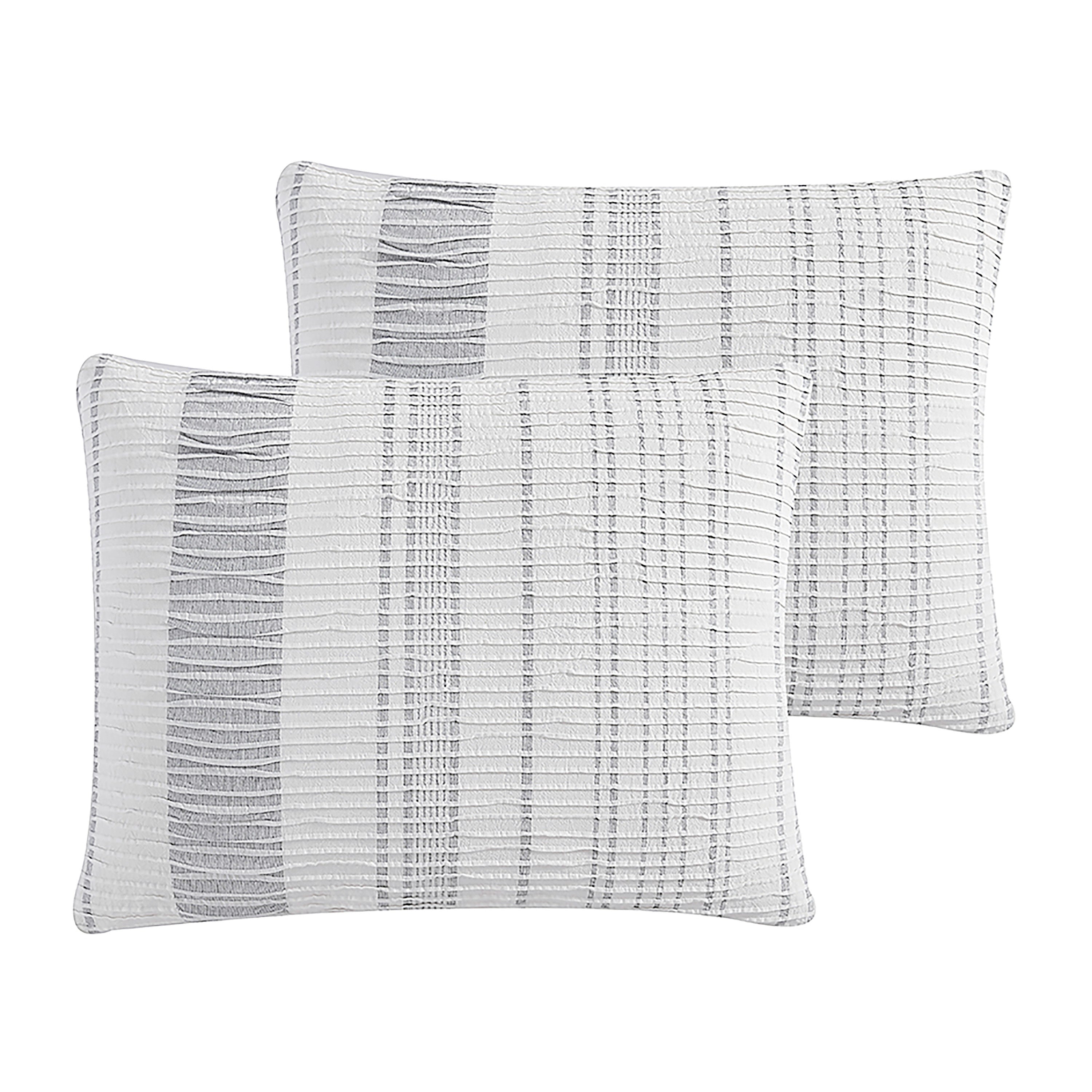 Sutton 6-Piece Ivory Textured Jacquard Comforter Ensemble