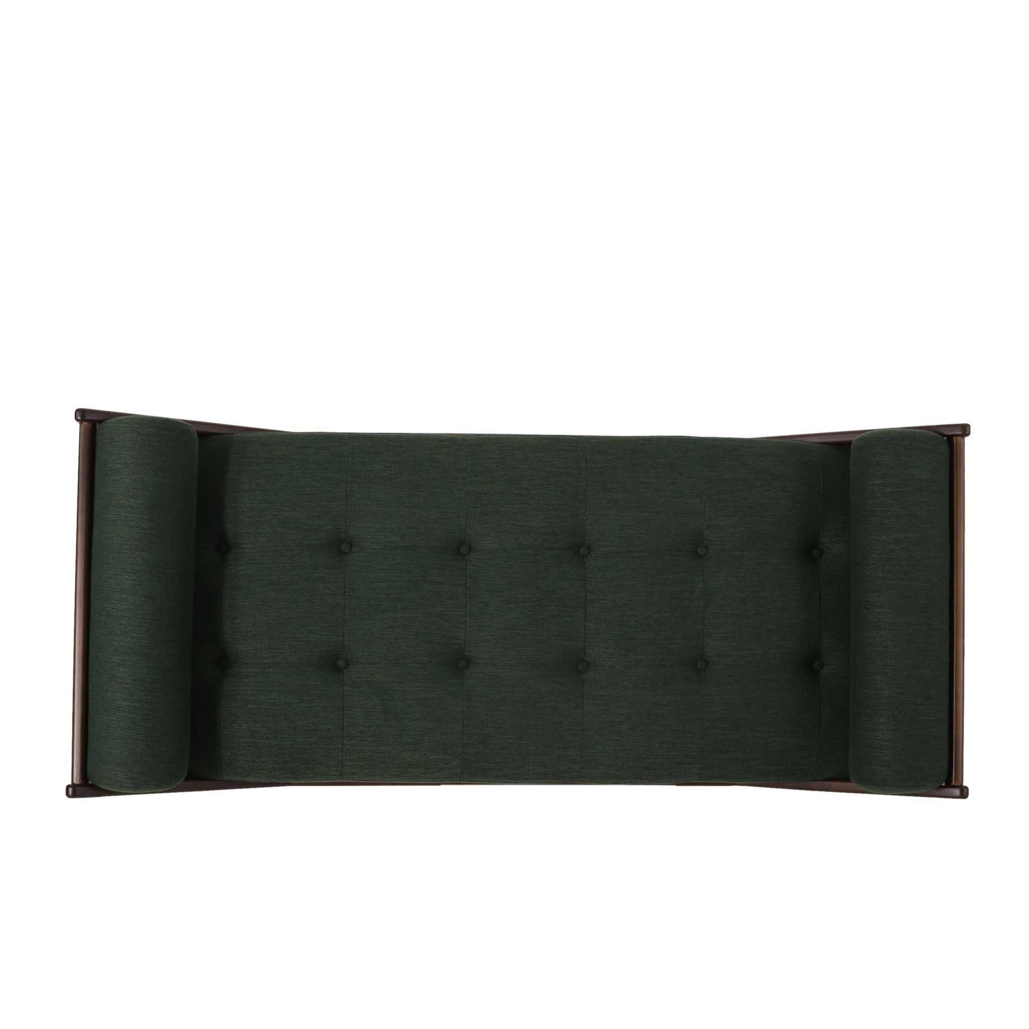 Chic Contemporary Chaise Lounge With Button Tufting And Bentwood Structure