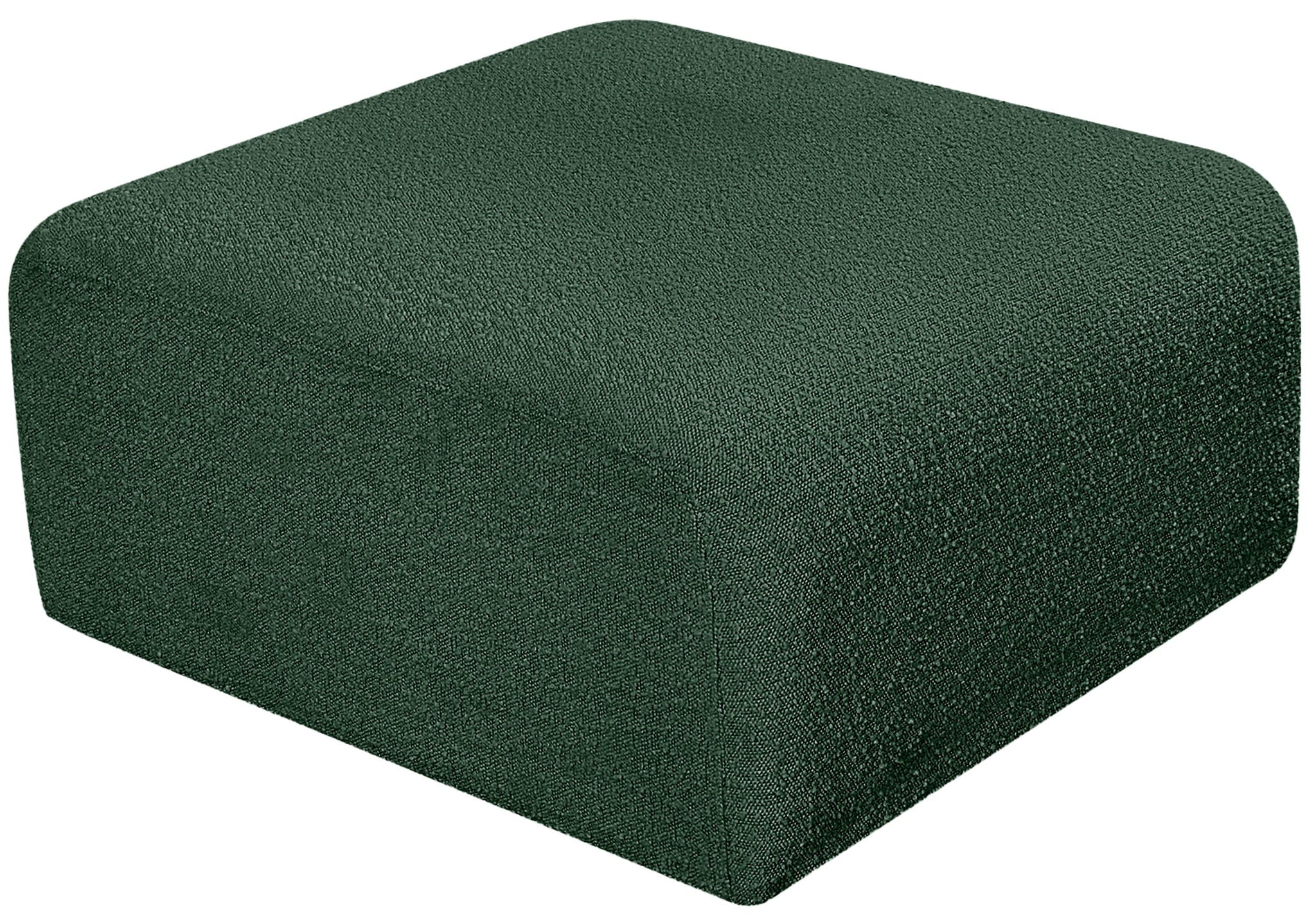 Arc - Boucle Fabric Ottoman