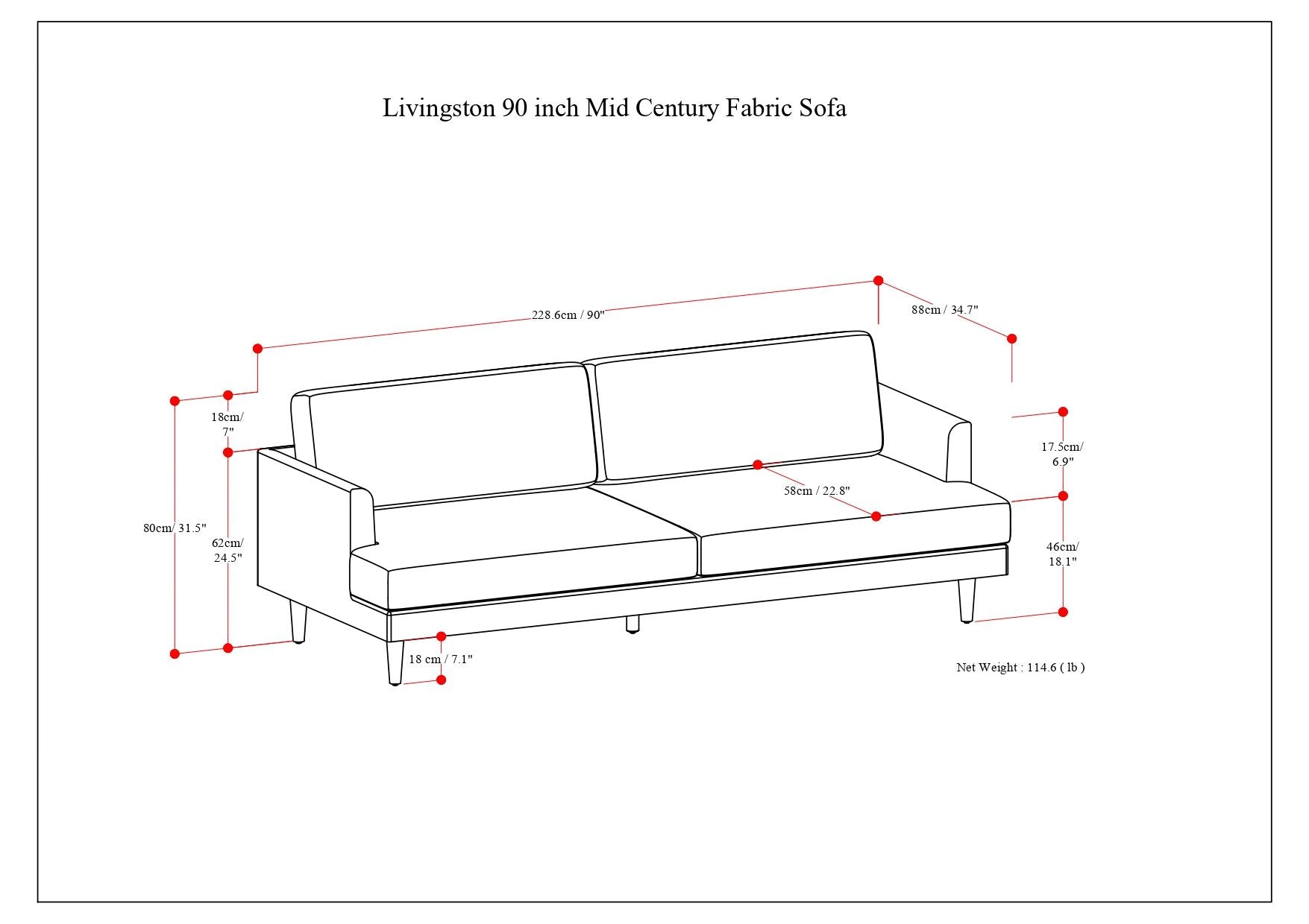 Livingston - Upholstered Sofa