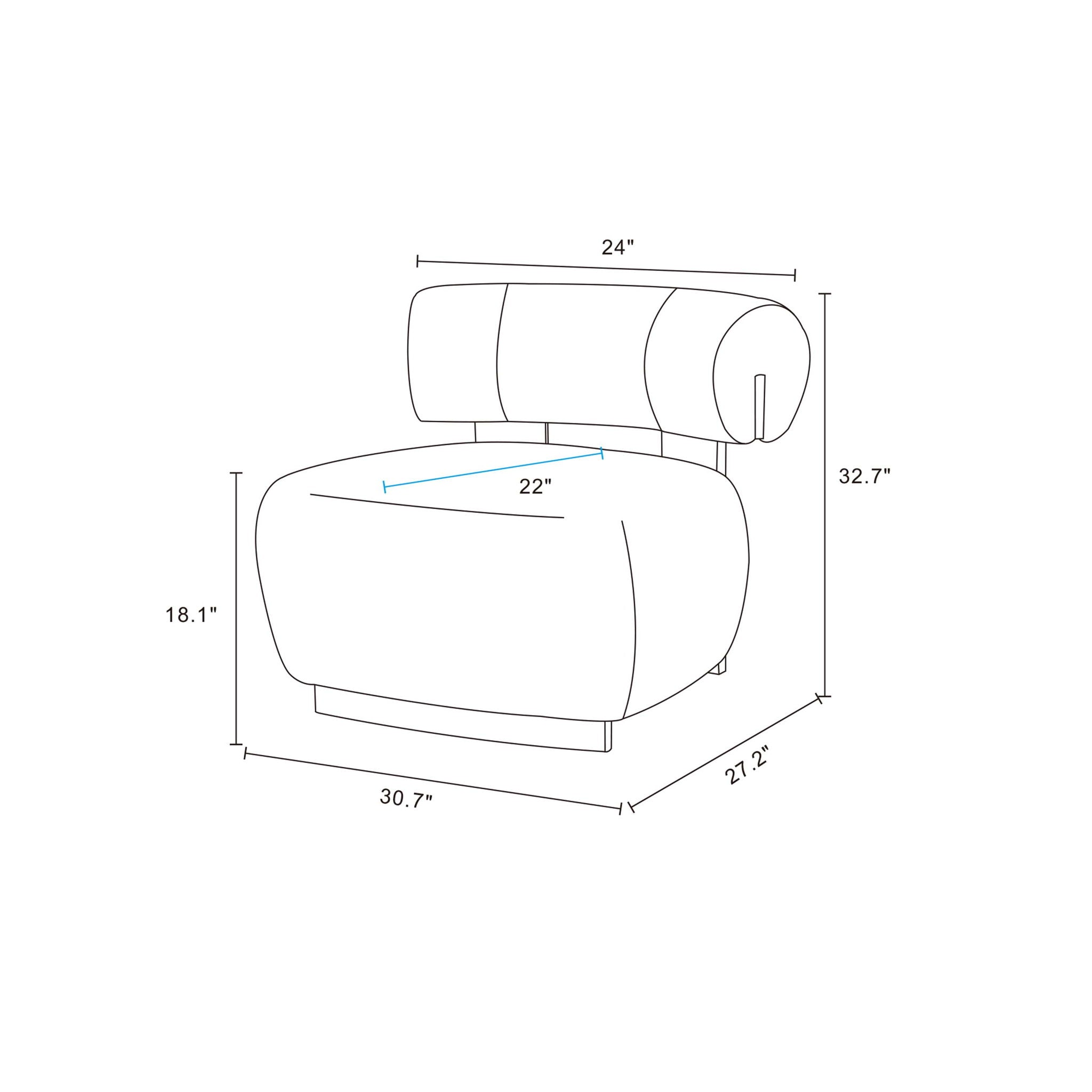 Bartow - Lounge Chair - Ivory