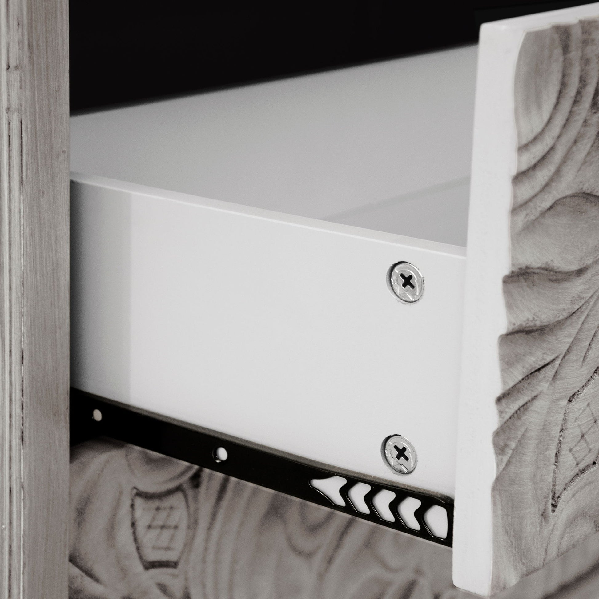 3 Drawer Cabinet, American Furniture, Suitable For Bedroom, Living Room - Light Gray - Best Buy Furniture