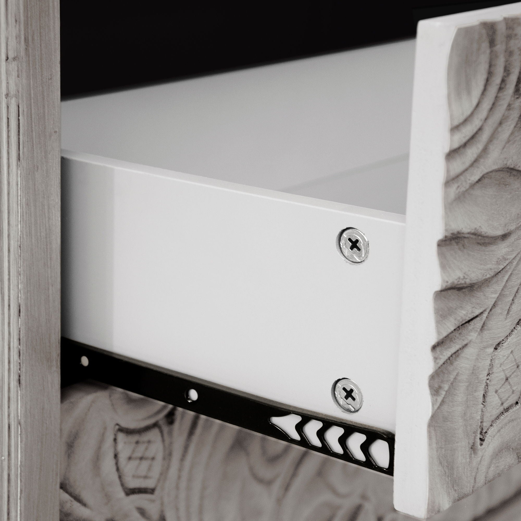 3 Drawer Cabinet, American Furniture, Suitable For Bedroom, Living Room - Light Gray - Best Buy Furniture