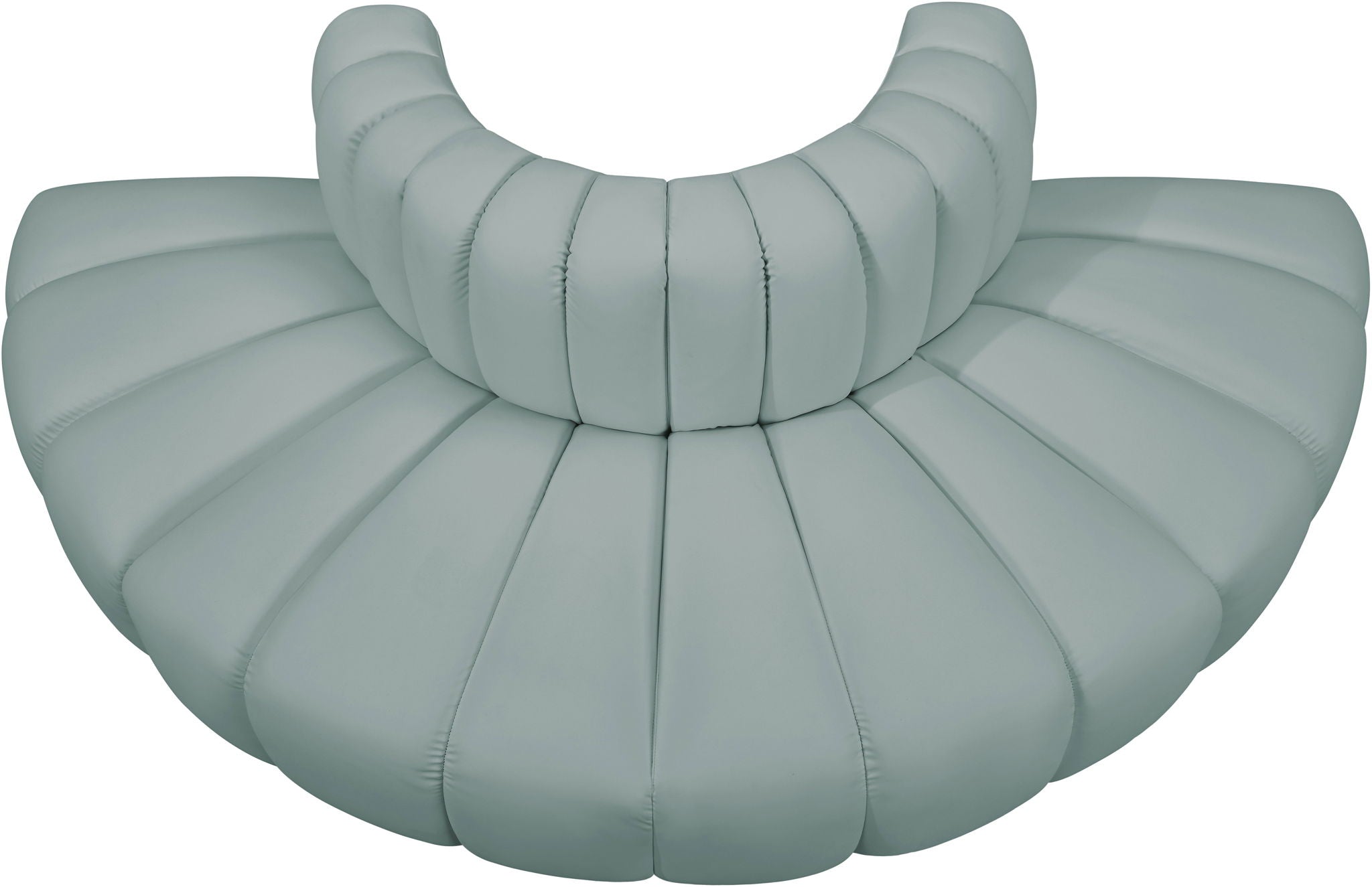 Arc - Faux Leather 4 Piece Modular Sofa