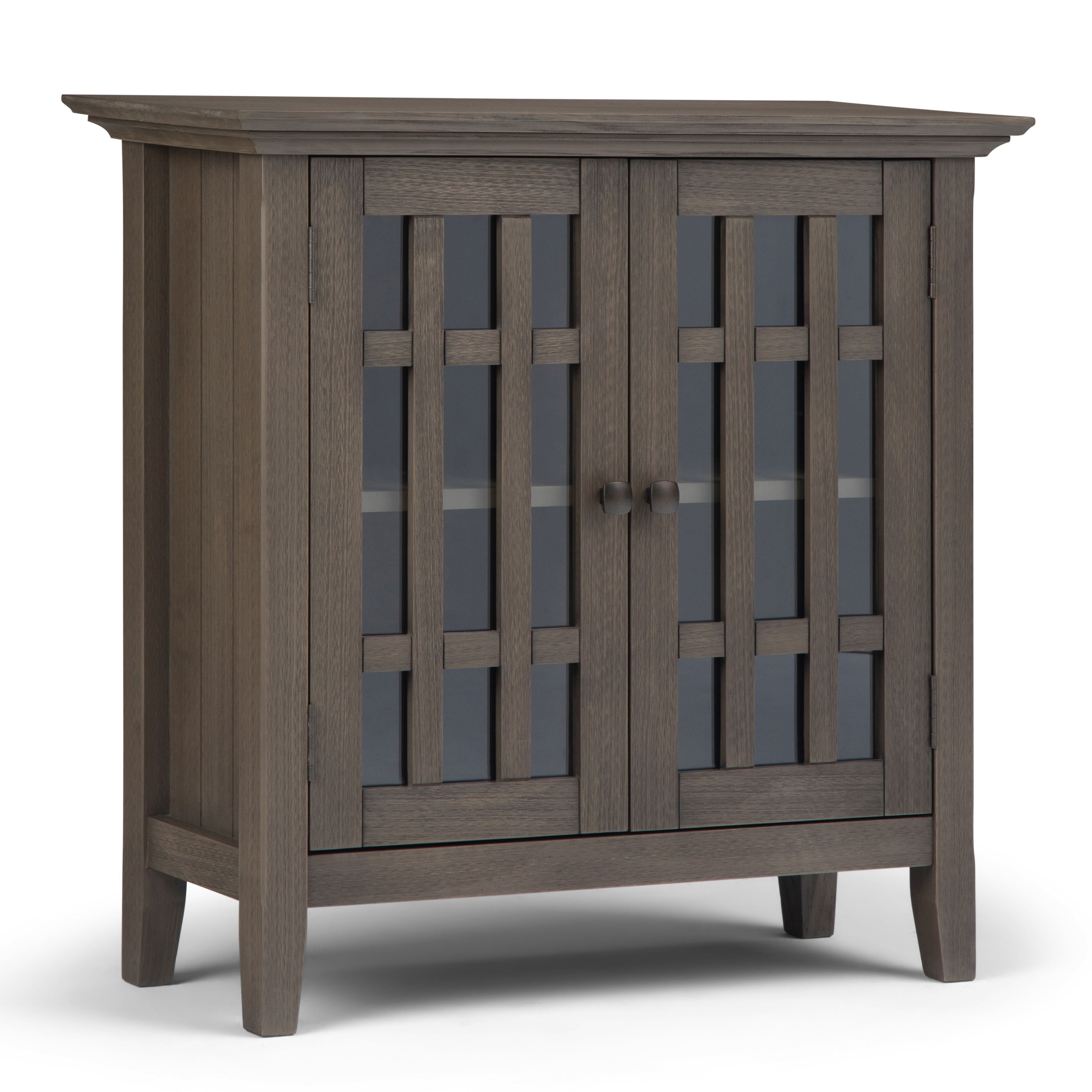Bedford - Low Storage Media Cabinet - Farmhouse Gray - Best Buy Furniture