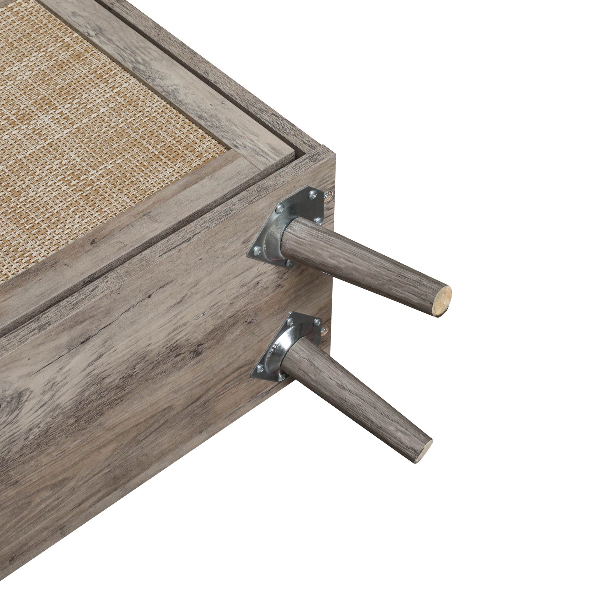 4 Door Shoe Rack, Freestanding Modern Shoe Storage Cabinet