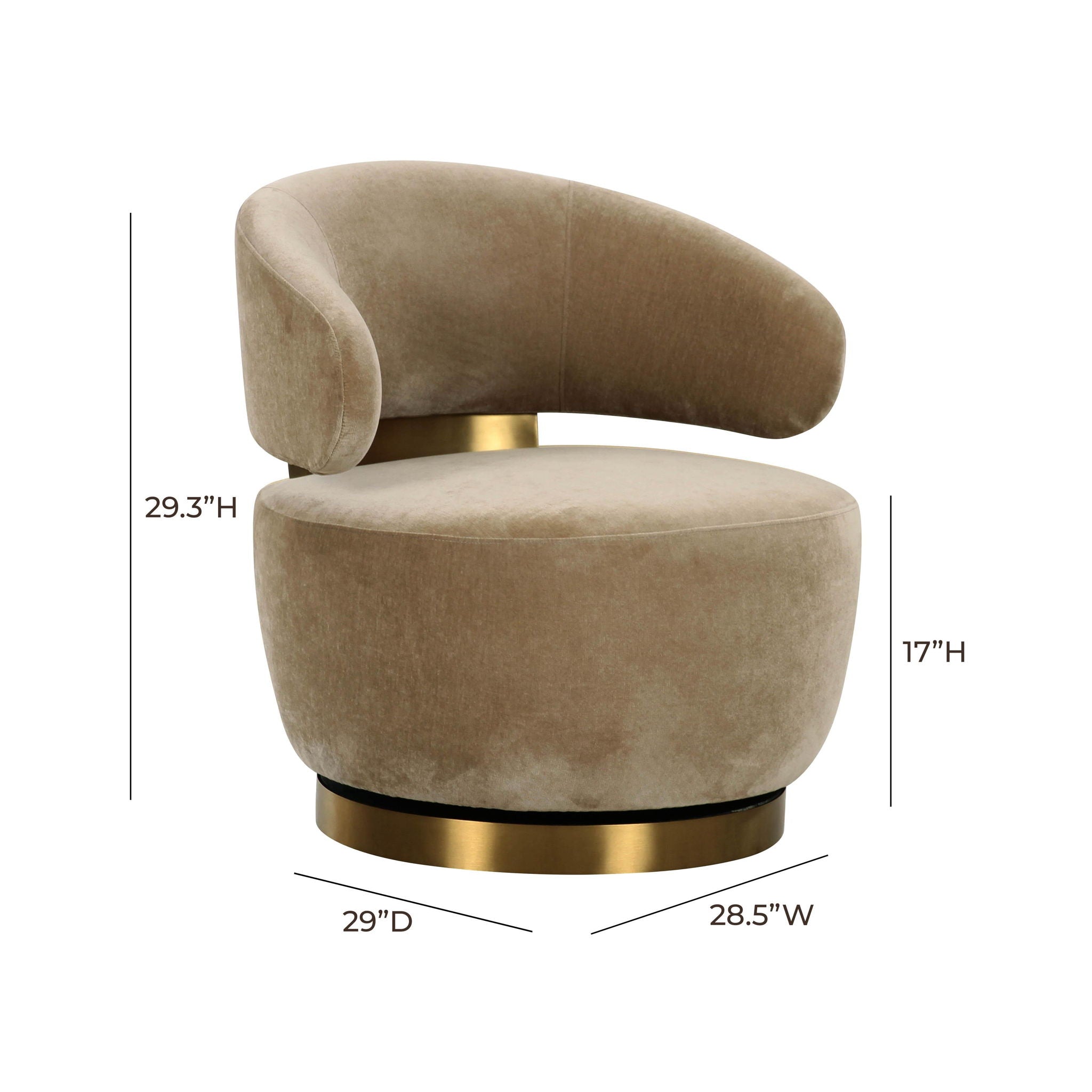 Austin - Recycled Fabric Swivel Chair