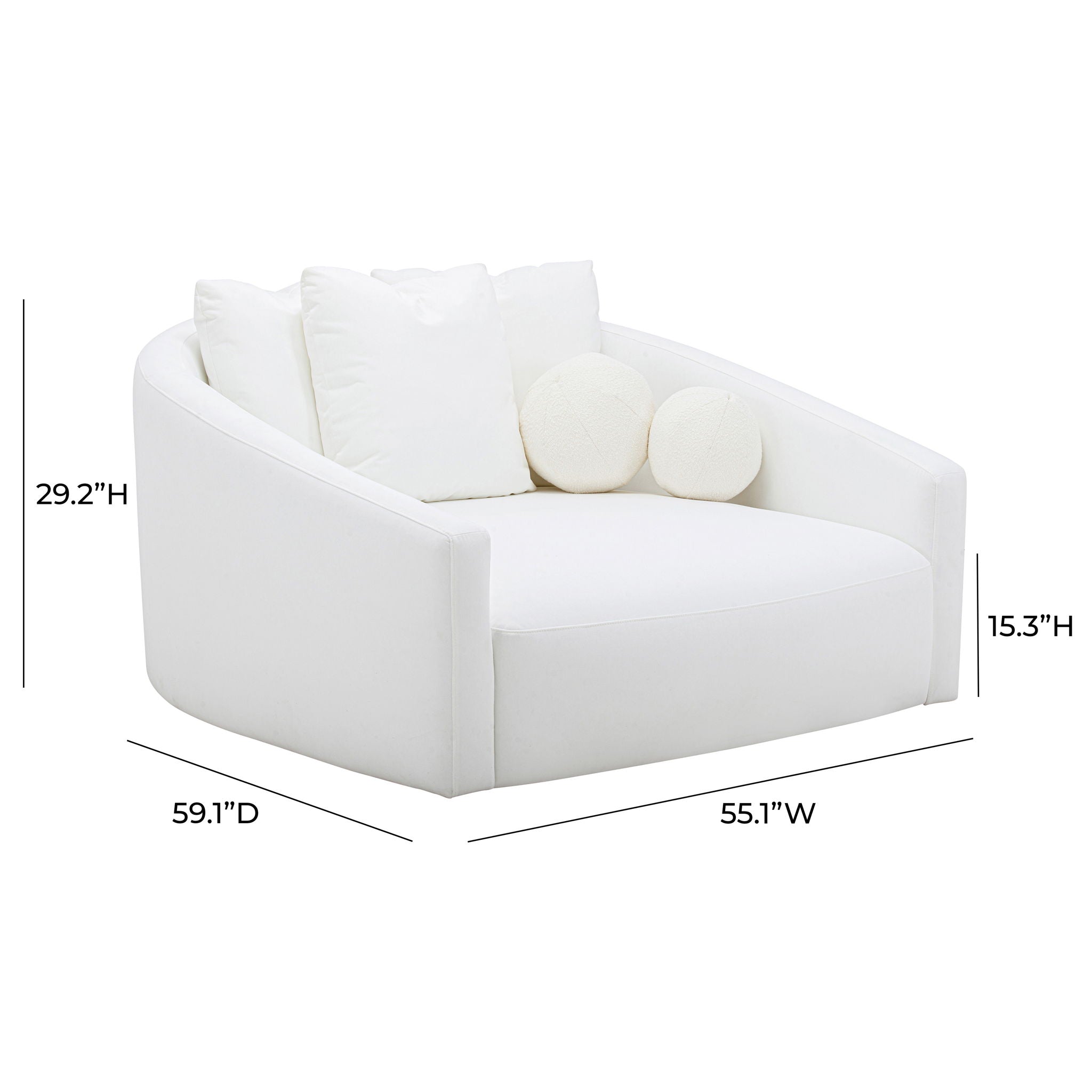 Hanim - Linen Daybed - Cream