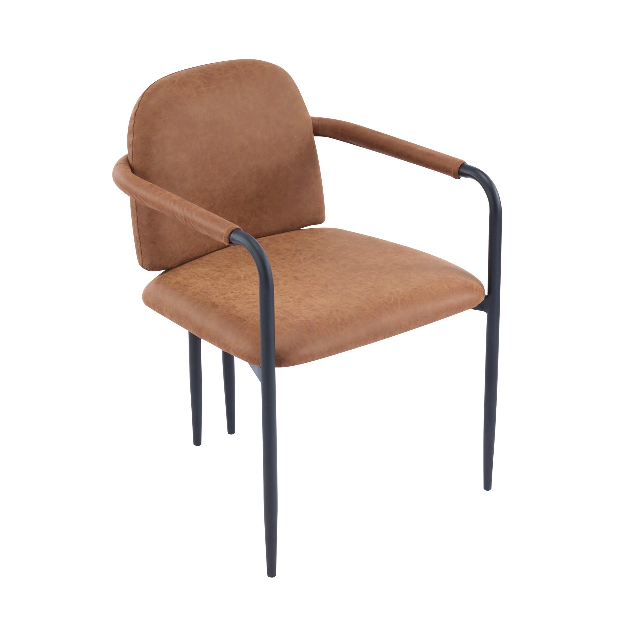 Modern Dining Chair Set With Durable Iron Frame And Comfortable Fabric Upholstery