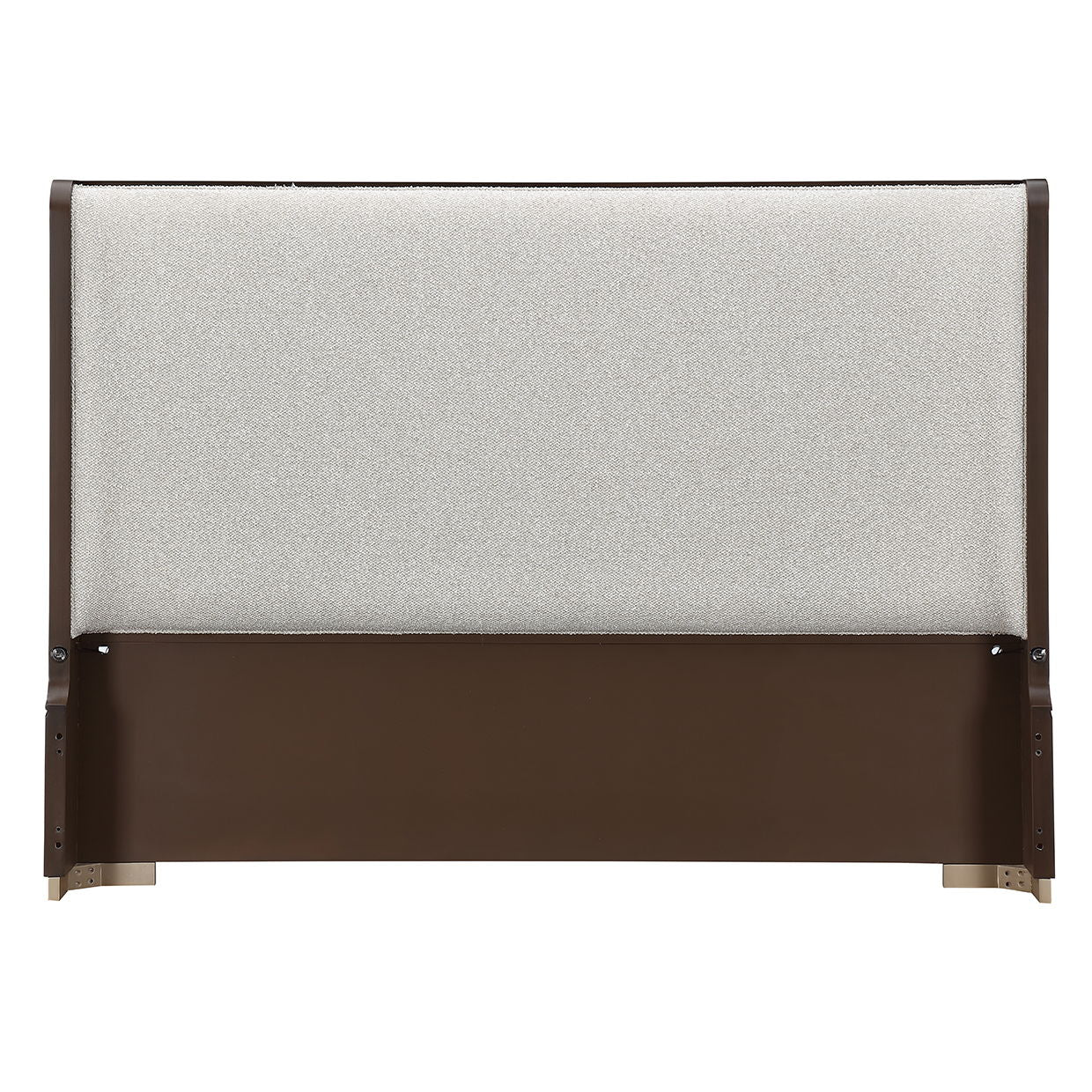 West Kensington - Eastern King Bed - Buff / Medium Espresso