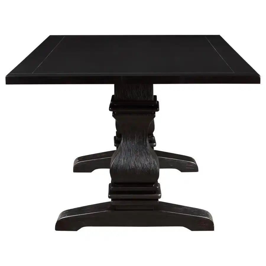 Parkins - Rectangular Dining Table - Rustic Espresso