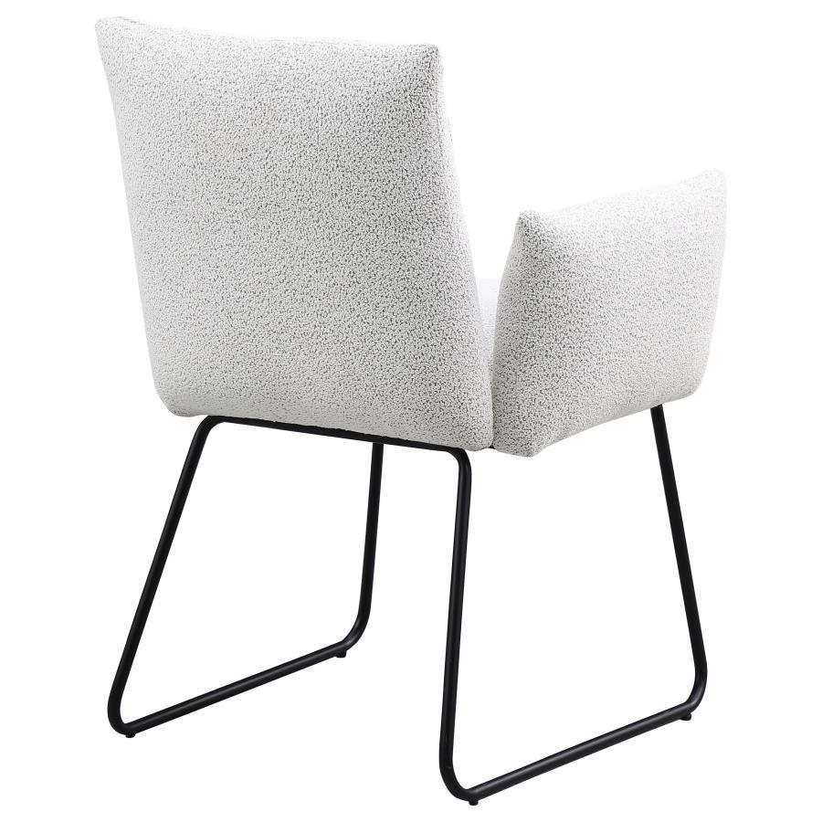 Ackland - Upholstered Dining Side Chair (Set of 2) - Light Gray - Best Buy Furniture
