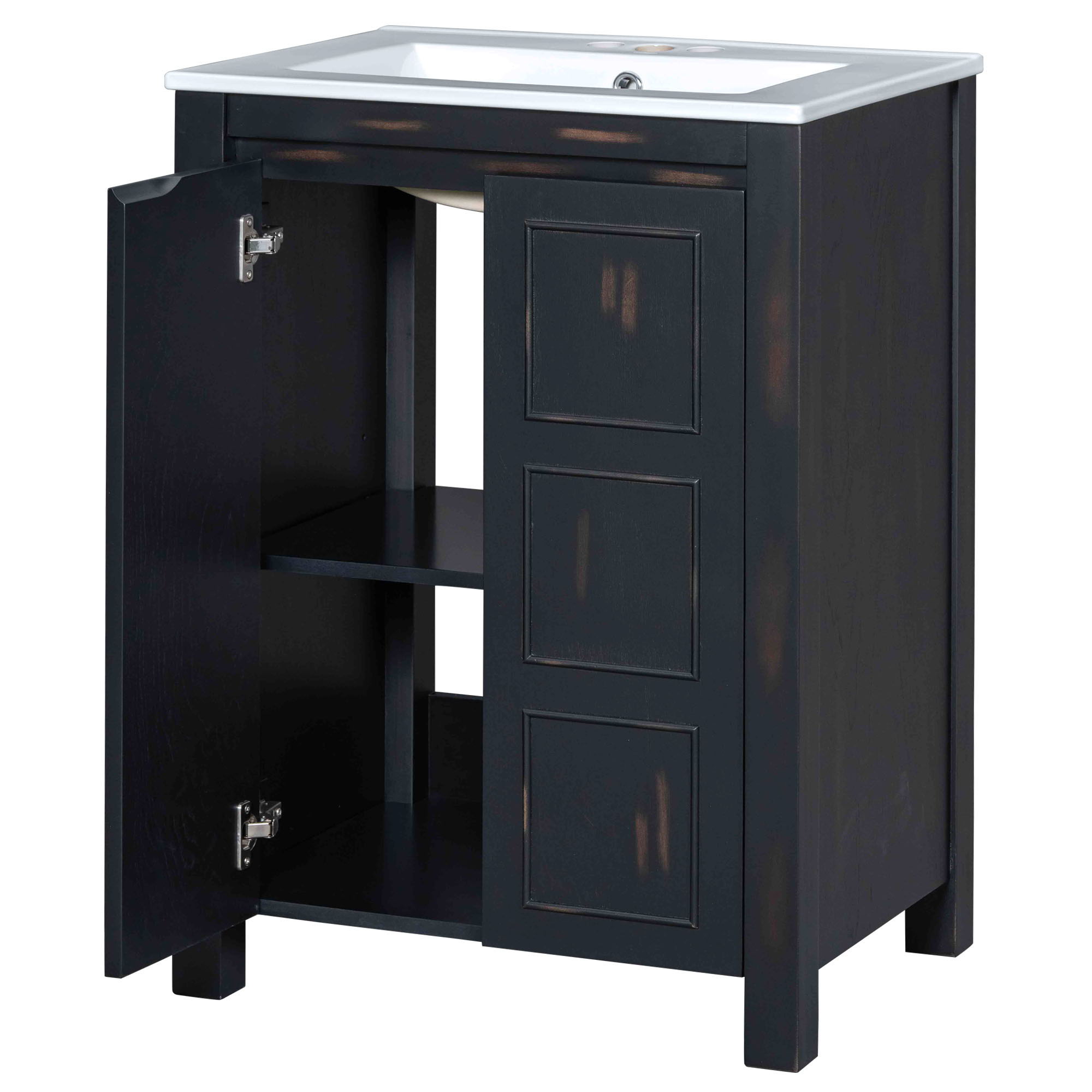 Bathroom Vanity Organizer With Sink, Combo Cabinet Set, Bathroom Storage Cabinet