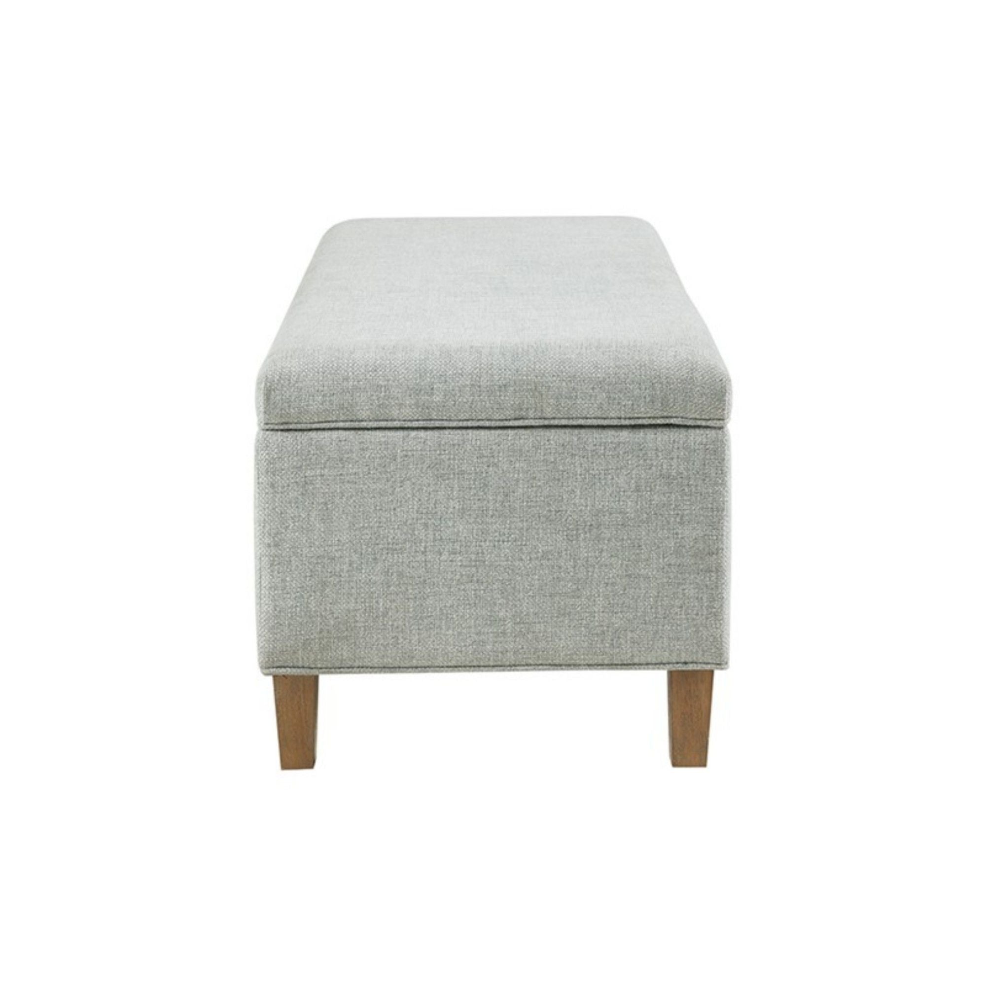 Marcie - Upholstered Storage Bench With Soft Close Lid - Blue