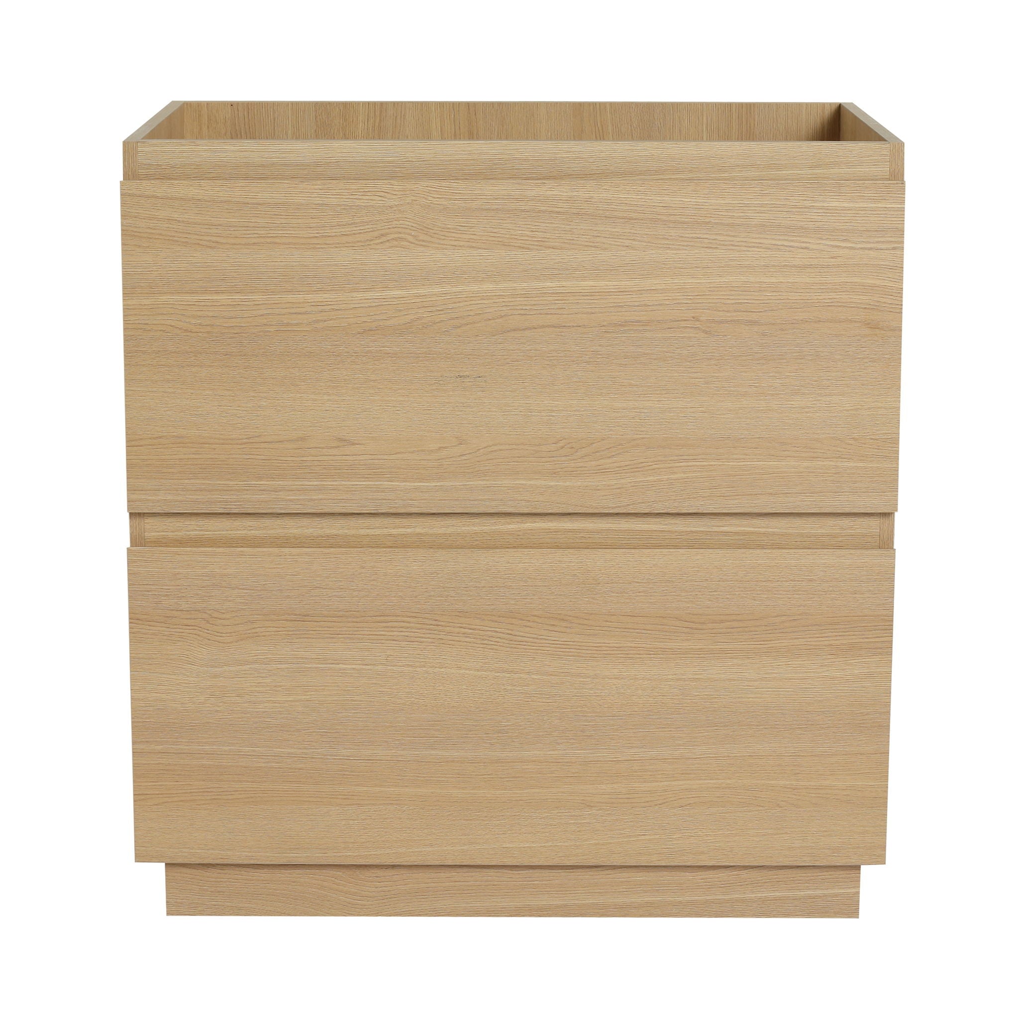 Modern Freestanding Bathroom Vanity Cabinet With Double Drawer