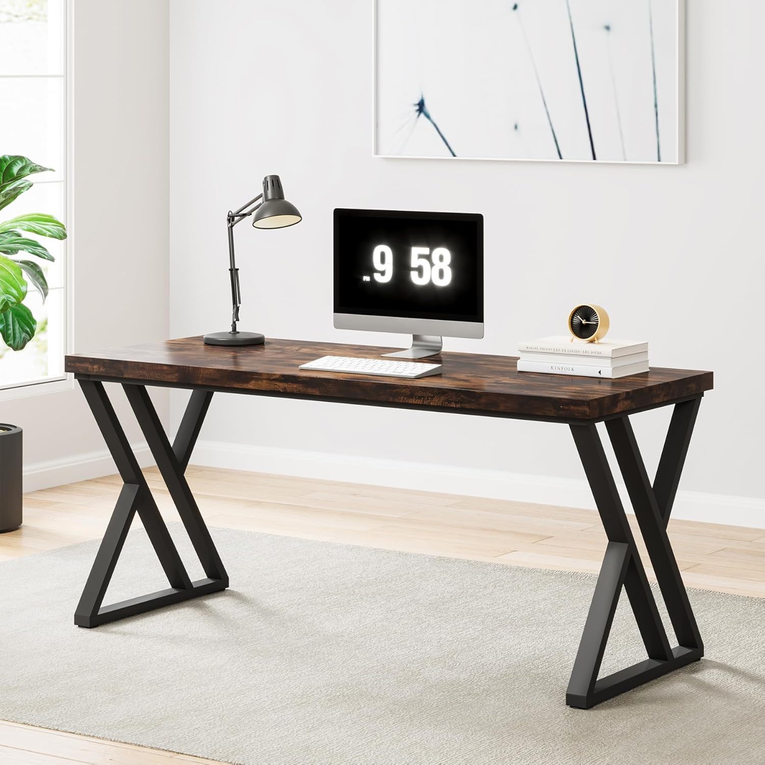 Writing Desk With Z-Shaped Legs