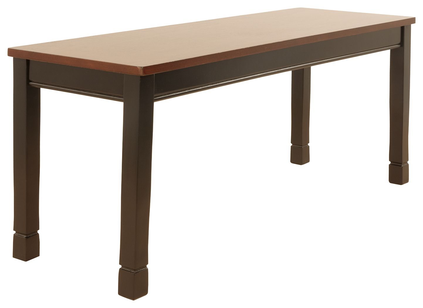 Owingsville - Large Dining Room Bench - Black / Brown - Best Buy Furniture