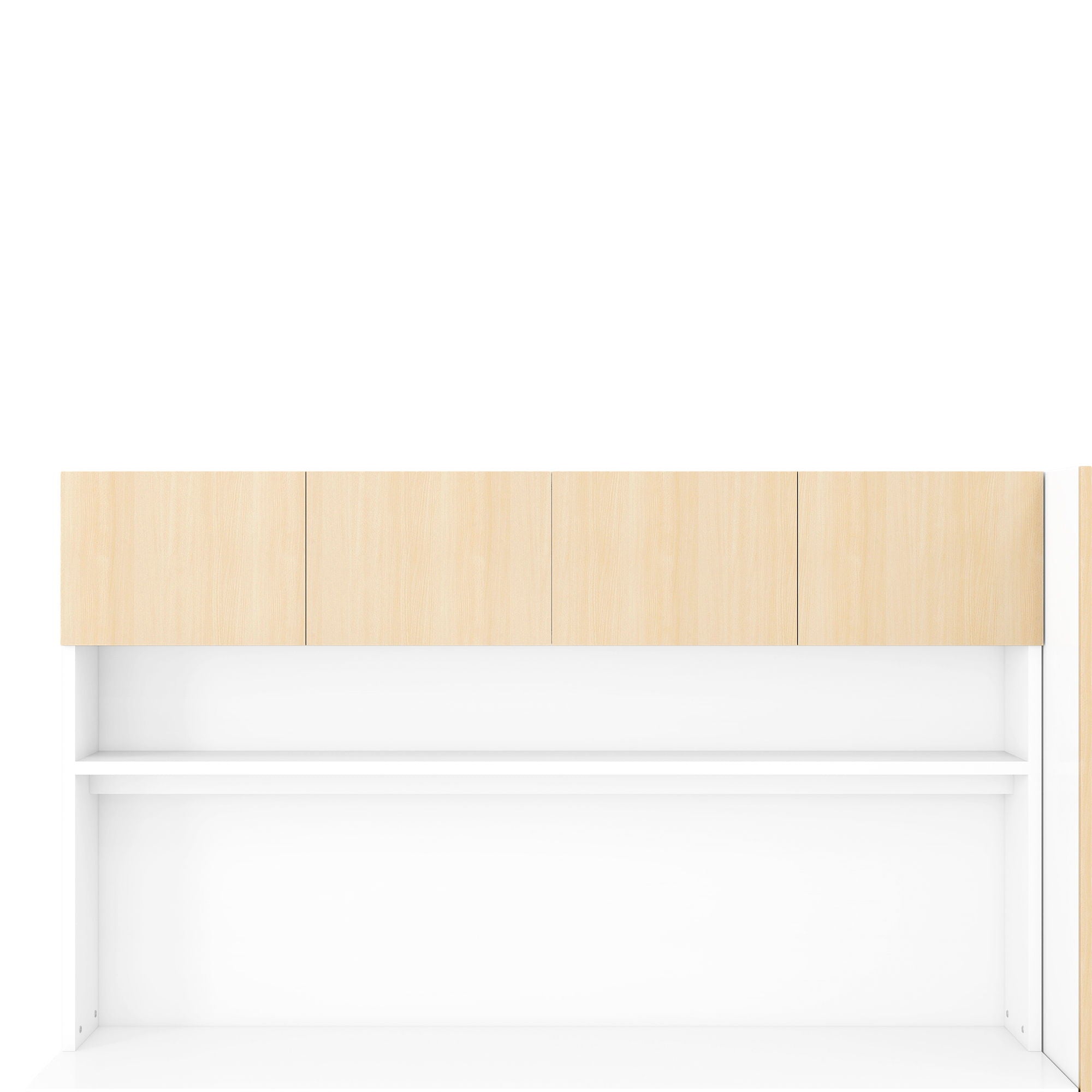 2 Door Storage Desk Wardrobe For Bedroom With Shelves And Drawers