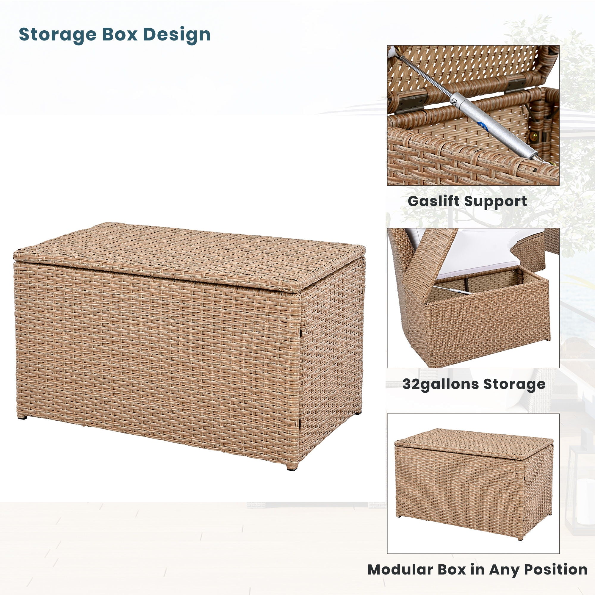 10 Piece Outdoor Sectional Half Round Patio Rattan Sofa Set
