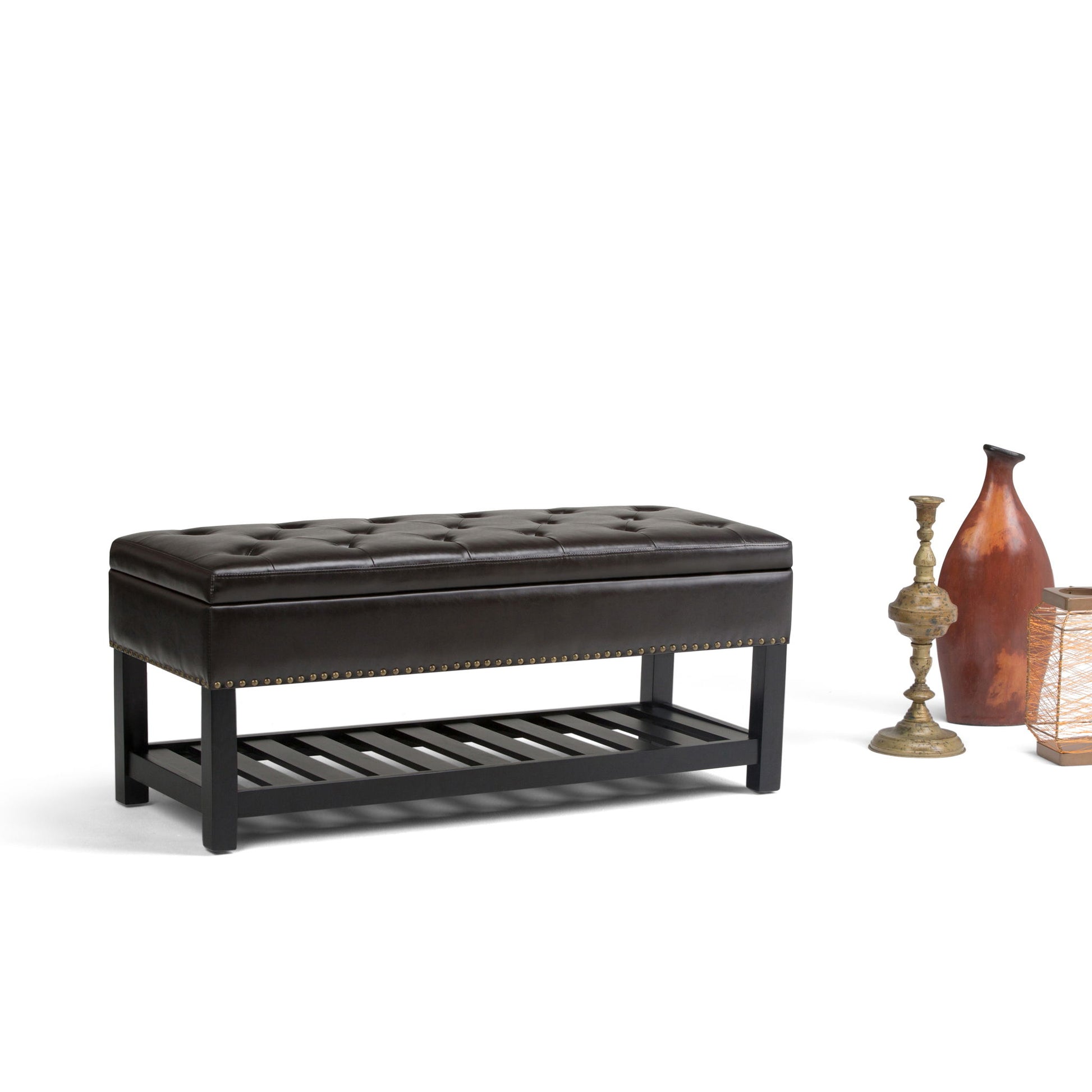 Lomond - Upholstered Storage Ottoman Bench - Best Buy Furniture