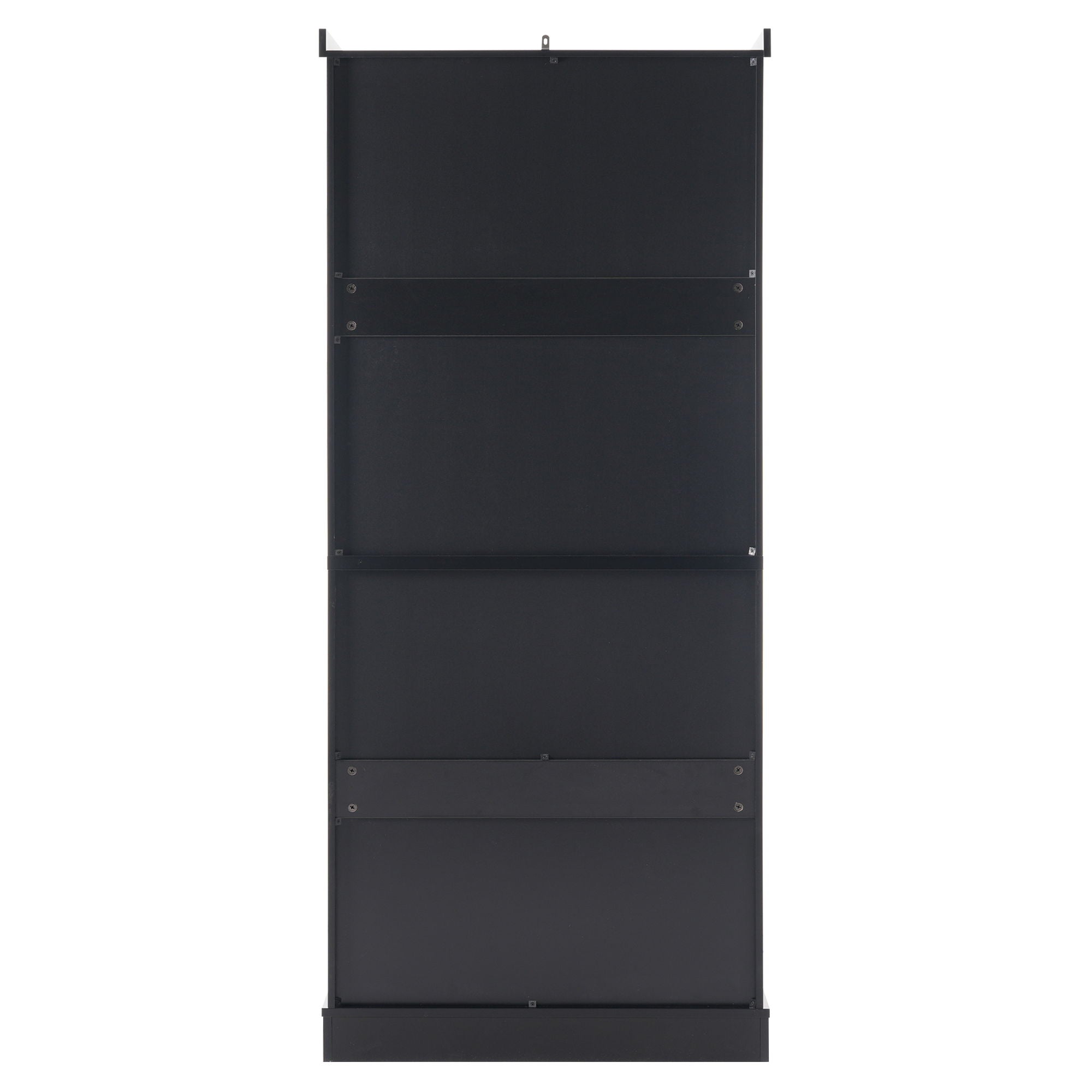 Freestanding Tall Bathroom Cabinet With Adjustable Shelves, Drawers, Soft Close Glass Doors