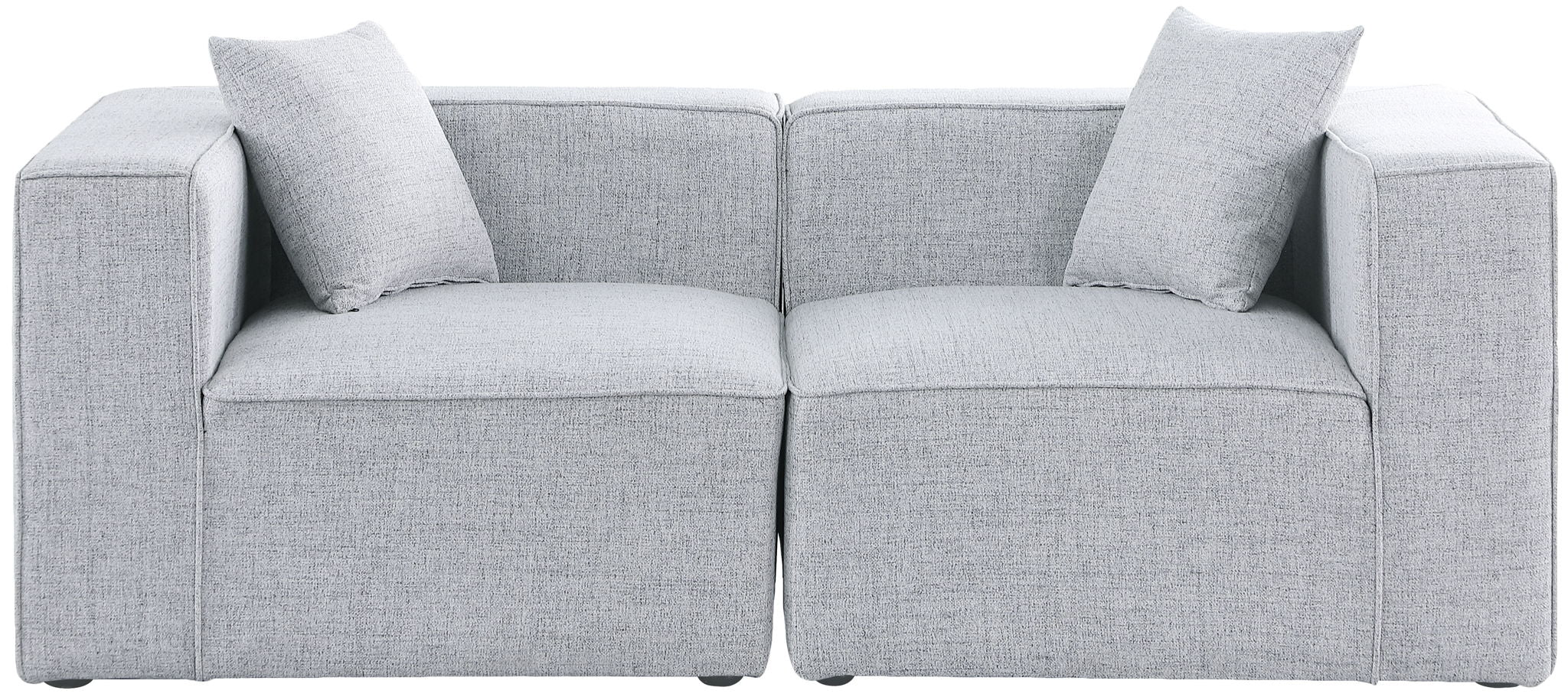 Cube - Linen Modular 2 Seat Sofa