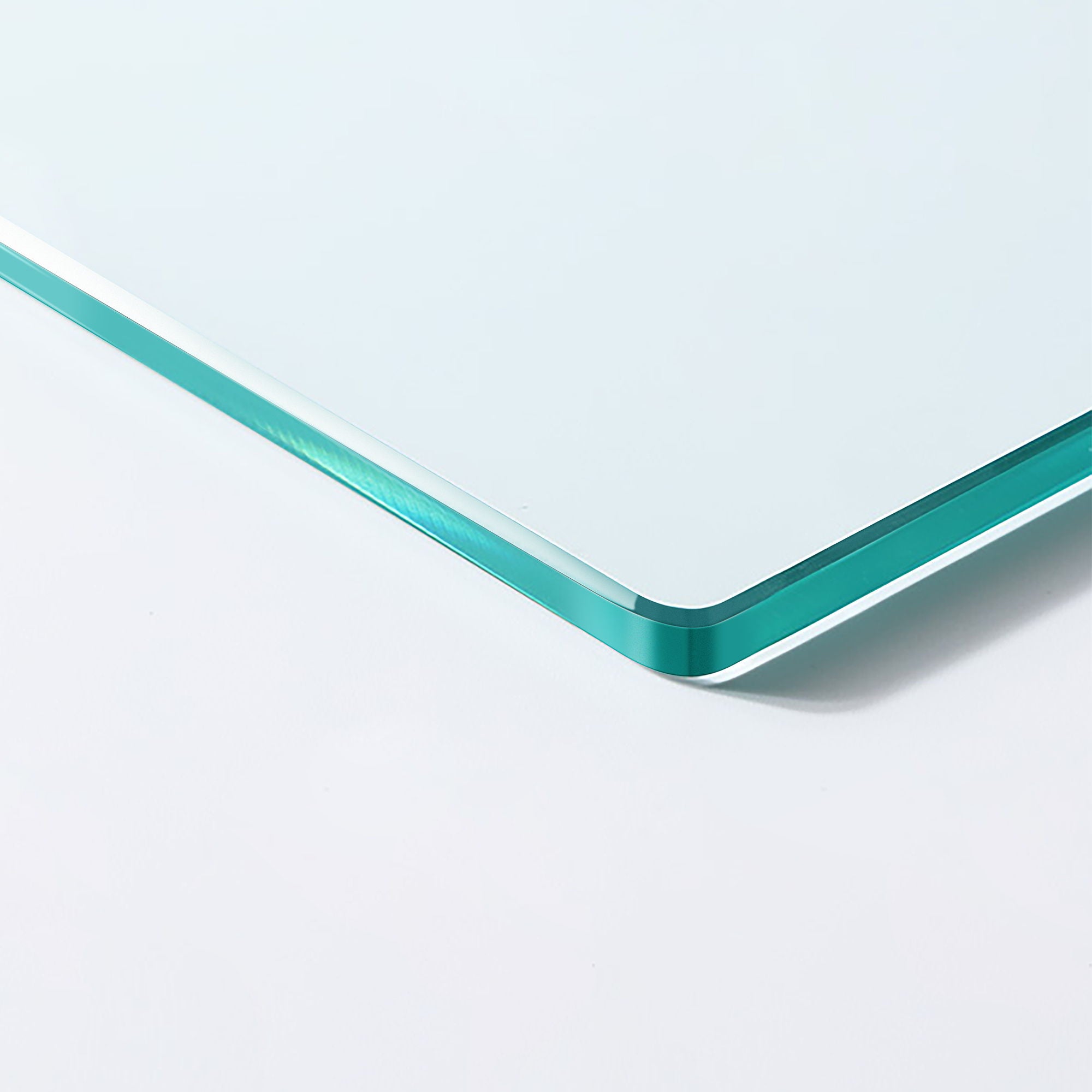 Semi Frameless Neo Angle Hinged Shower Enclosure With Clear Tempered Glass - Brushed Nickel - Best Buy Furniture